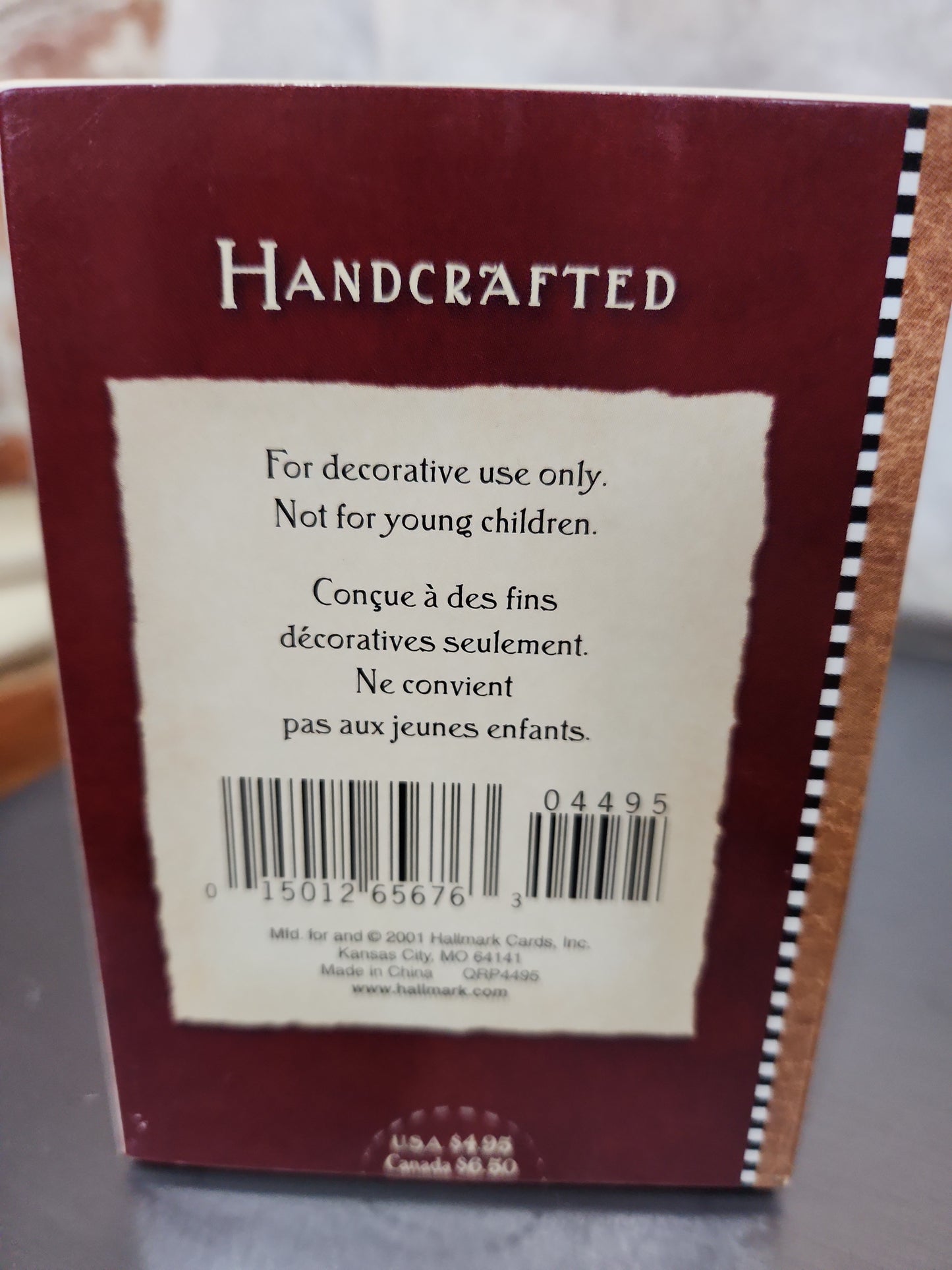 Hallmark Keepsake Ornament 2001 Twas the Night Before Christmas Santa Claus ho801