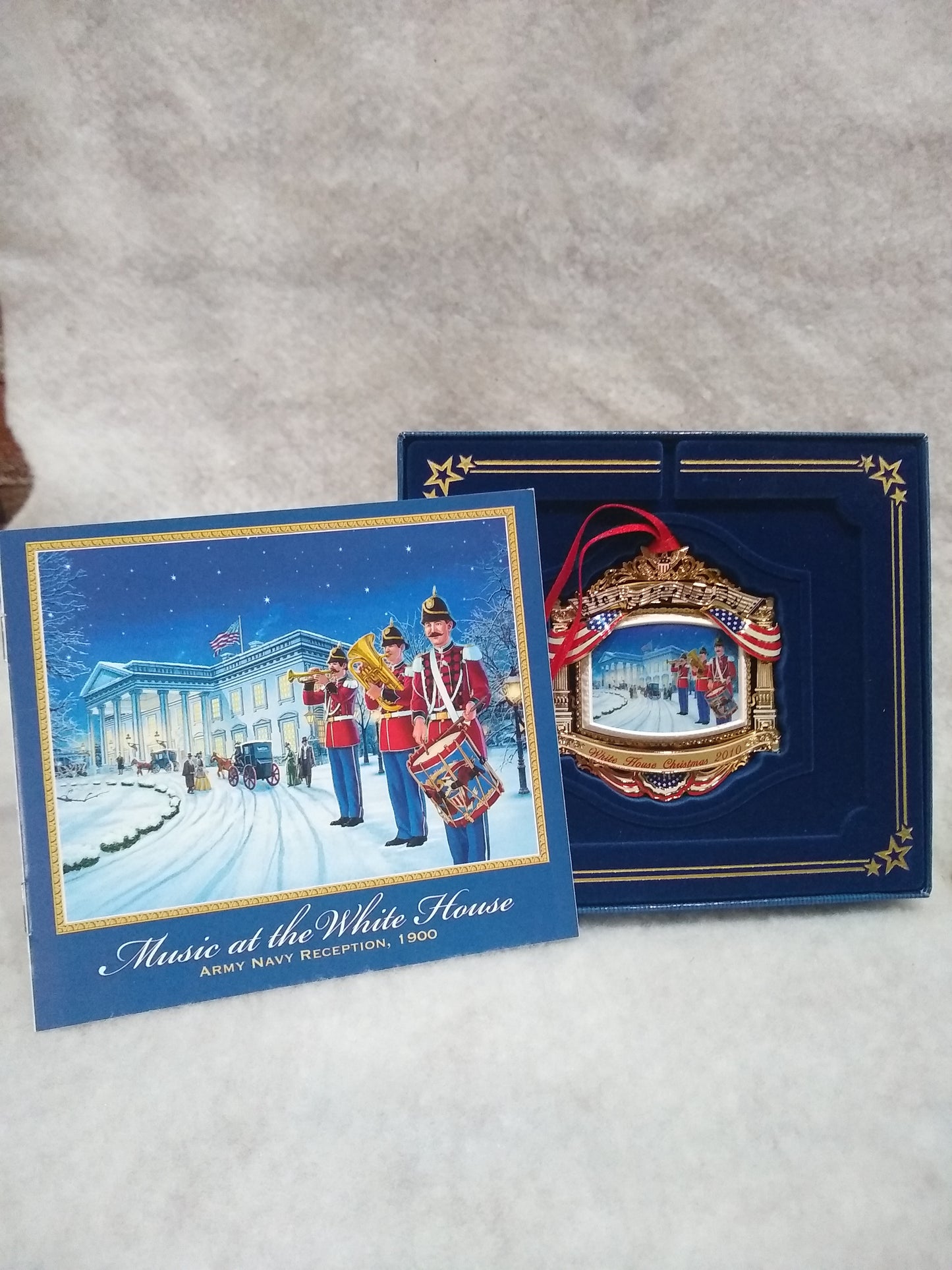 The White House Historical Association Collectible Christmas Ornament 2010 Music at the White House Army Navy Reception McKinley wh10