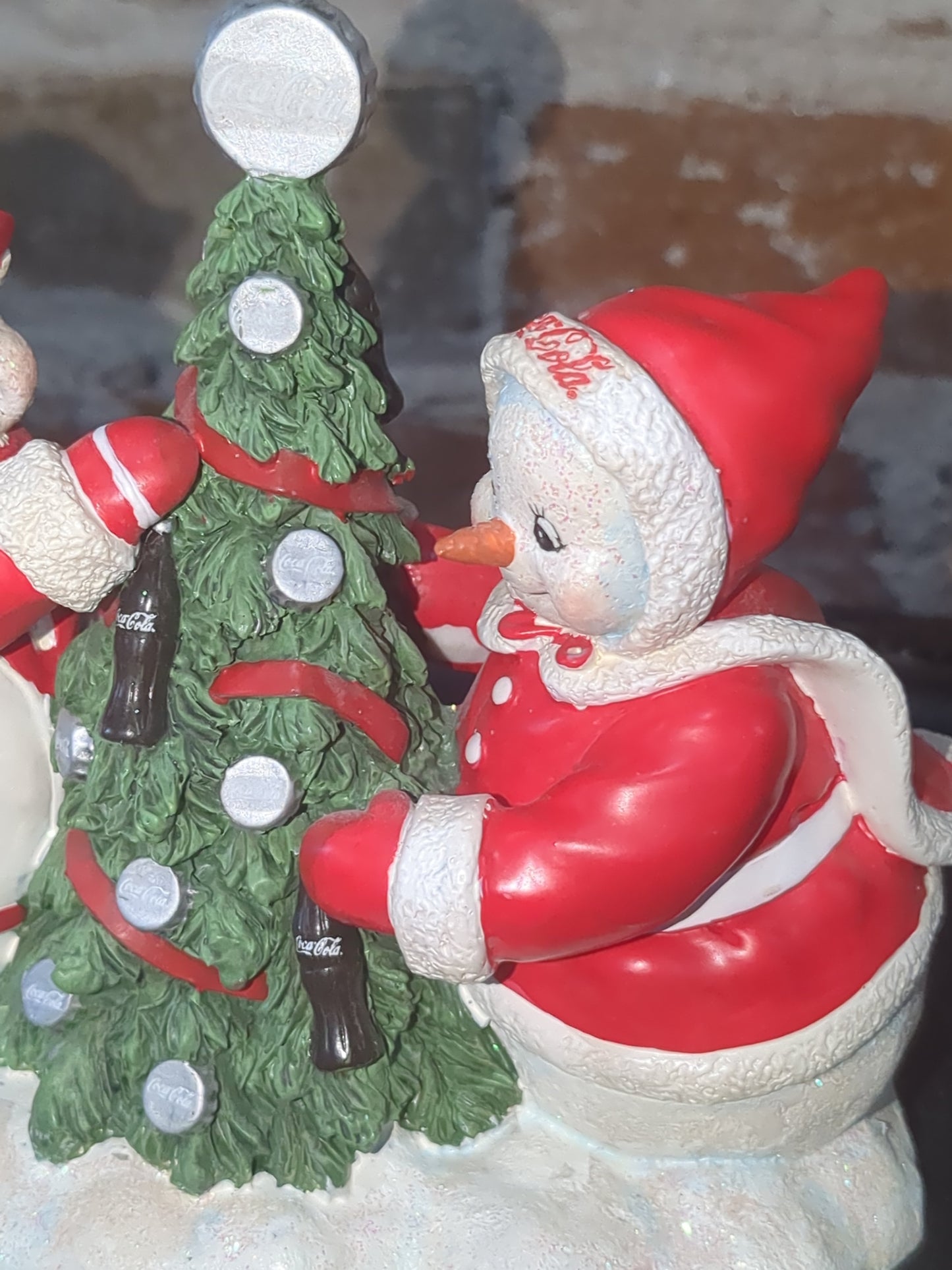 Coca-Cola Christmas is Merrier with Coke Snowman Figurine from Hamilton Collection cc295