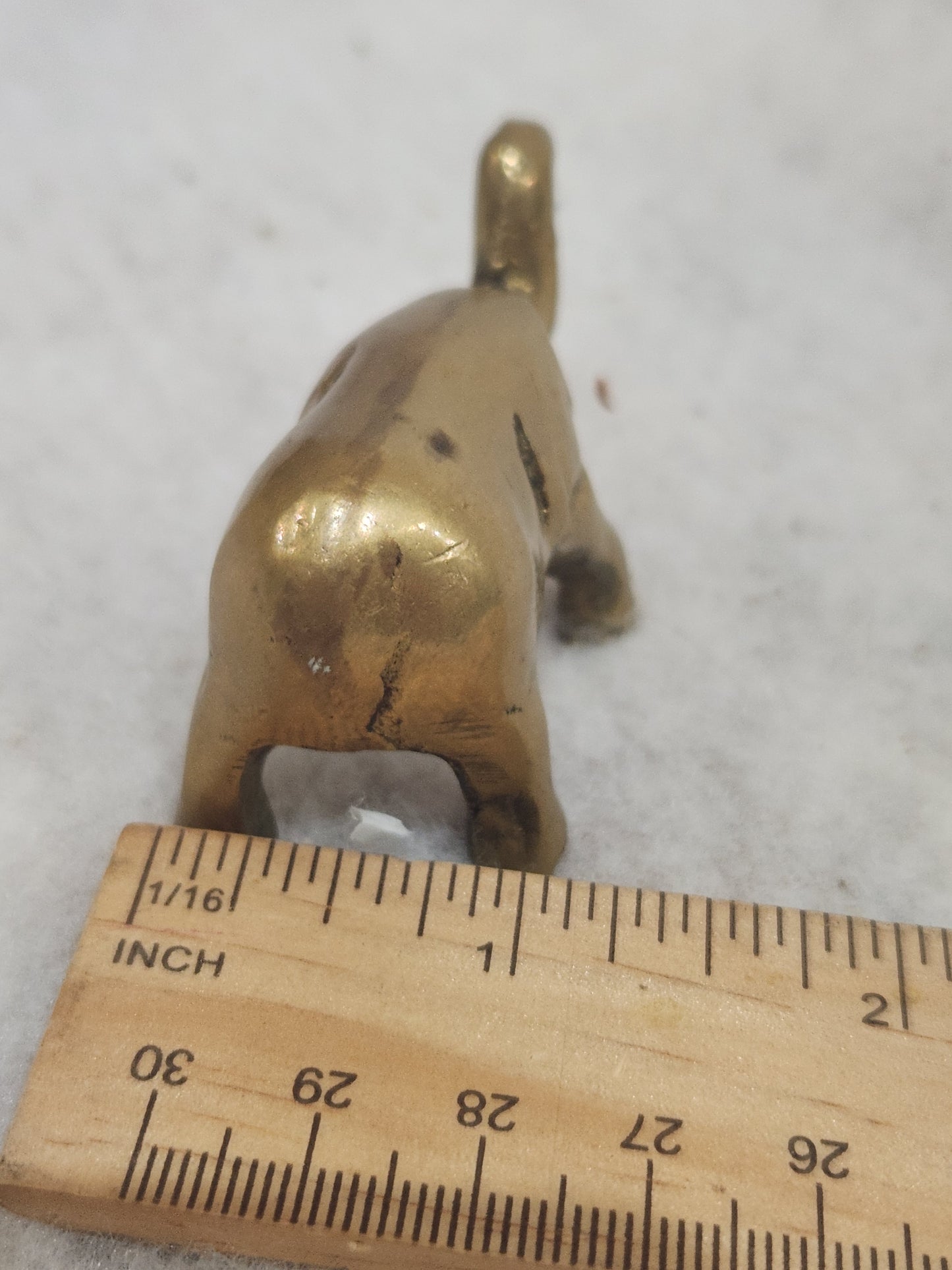 Miniature brass elephant br88
