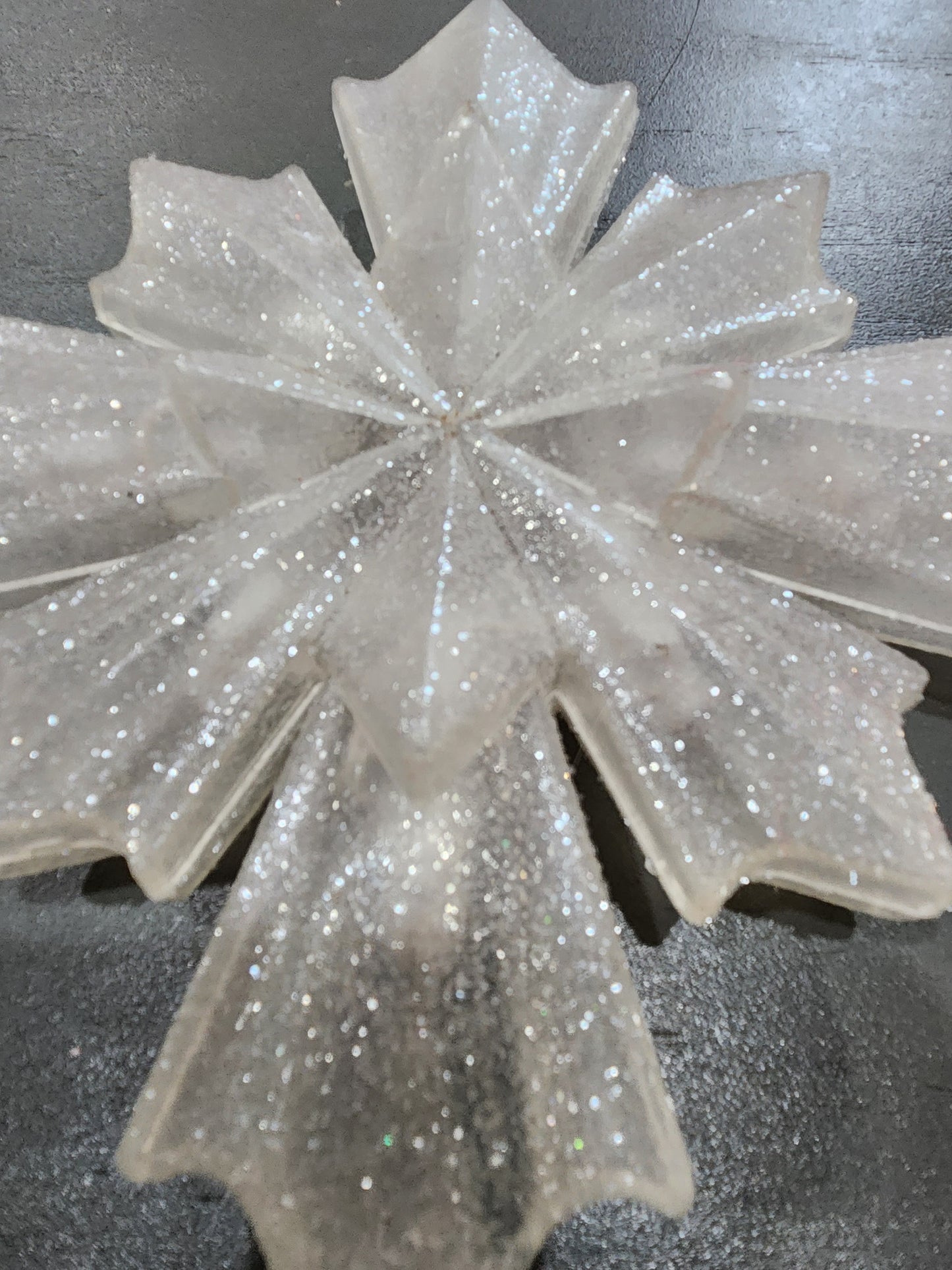 Vintage 12 Lights Tree Topper warm lights Plastic star Home Decor Indoor or Outdoor tt46