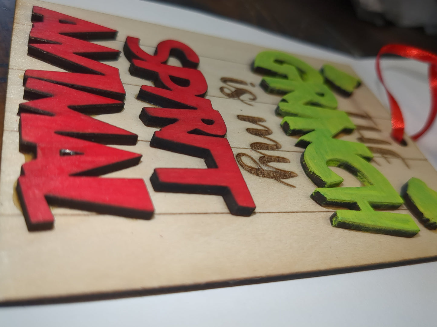 Ornament or car charm "The Grinch is My Spirit Animal"