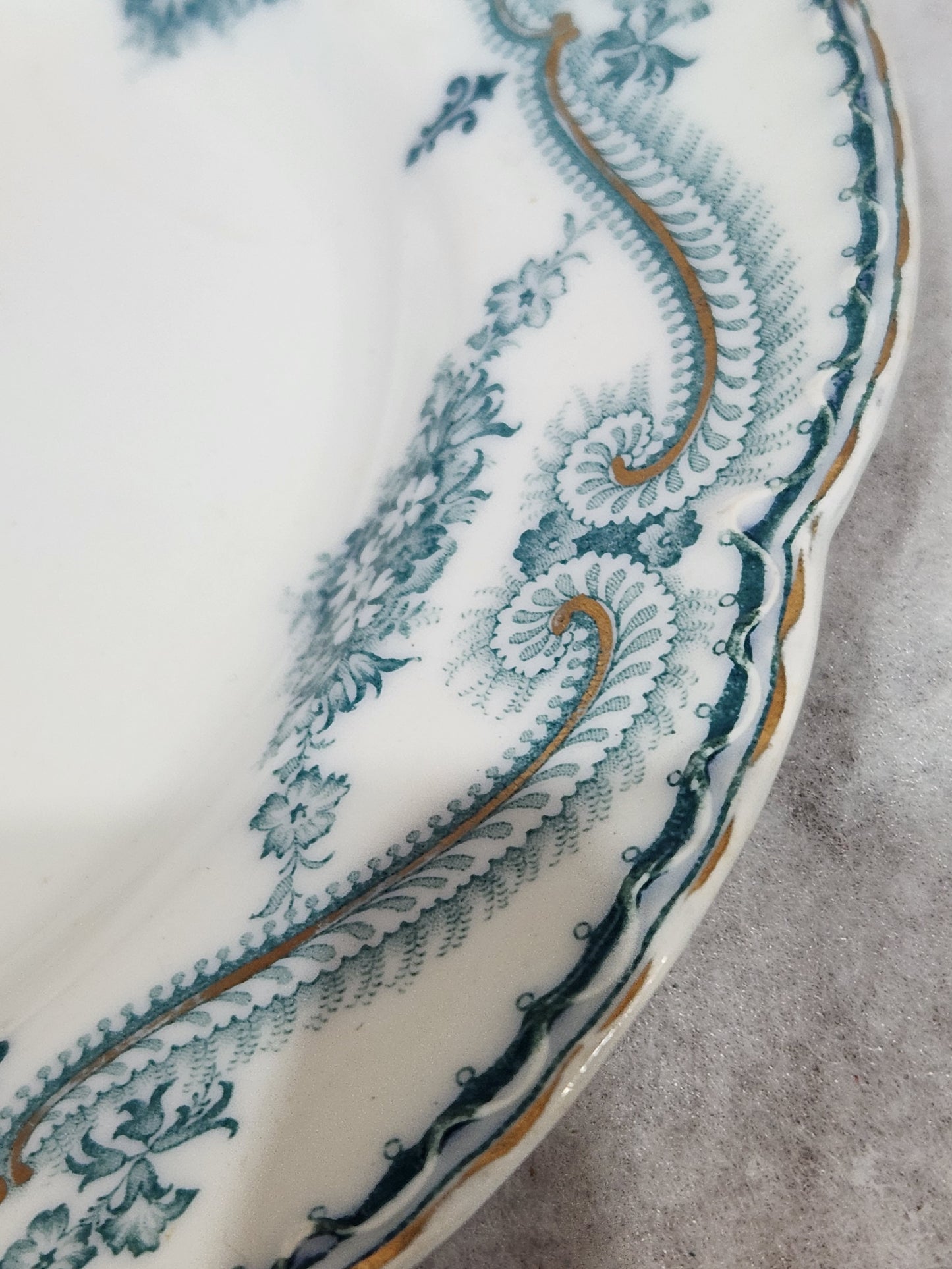 Johnson Brothers China Regis teal blue Dinner Plate 9 3/4" pl65