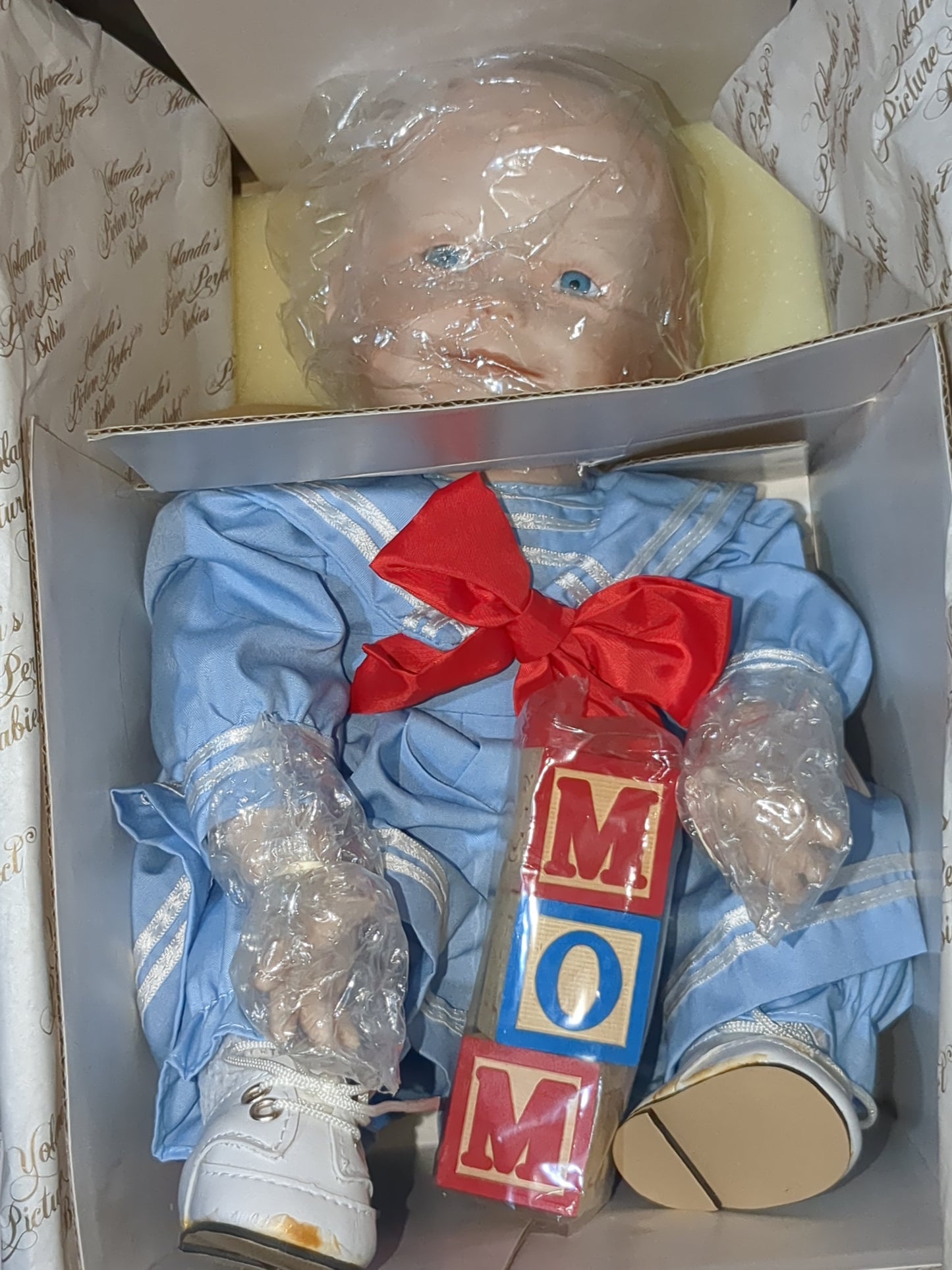 Edwin M. Knowles Yolanda's Picture Perfect Babies Amanda new In Box life-like realistic real baby doll