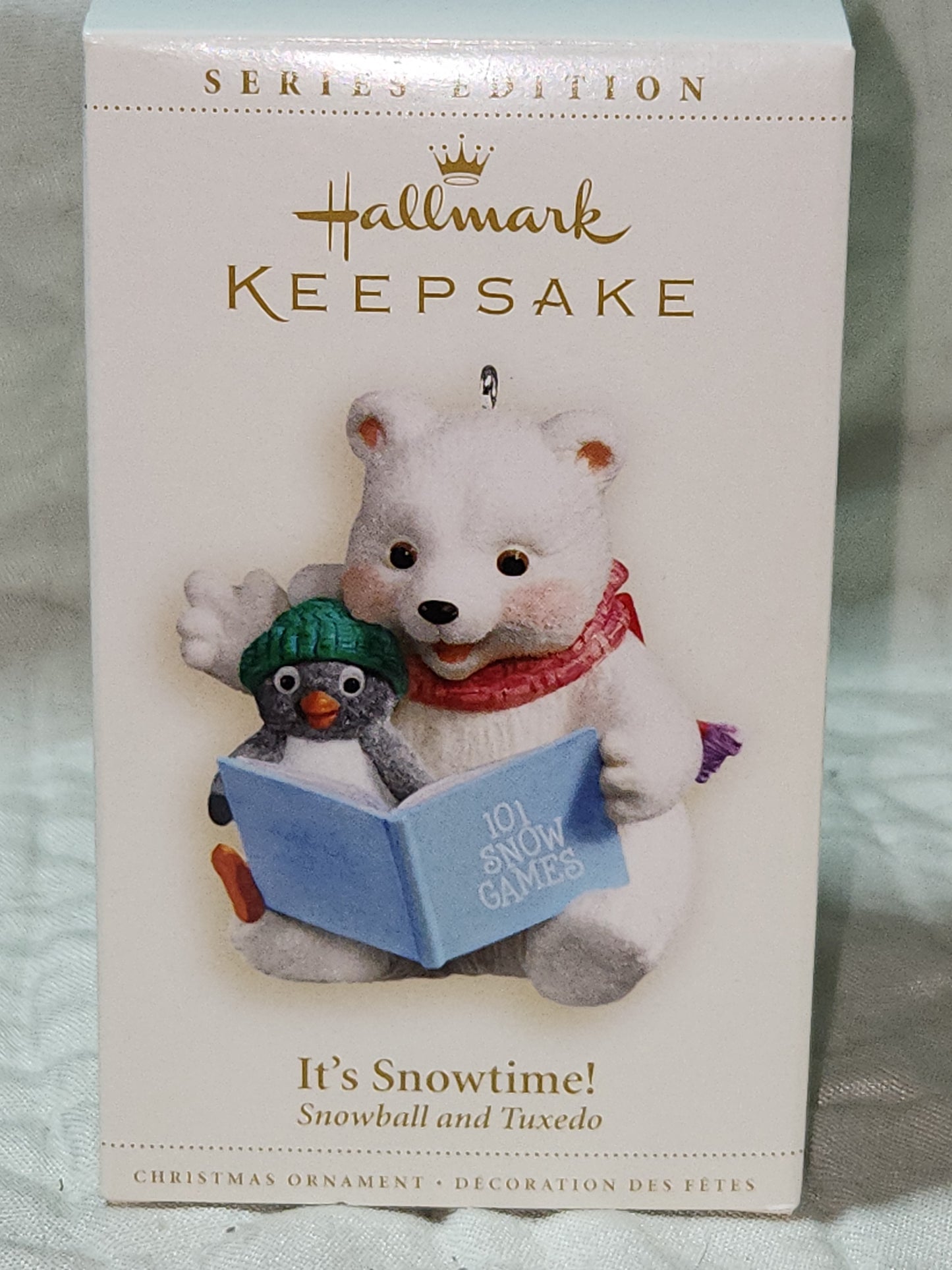 Hallmark Keepsake Ornament 2006 It's Snowtime! 6th in Snowball and Tuxedo Series