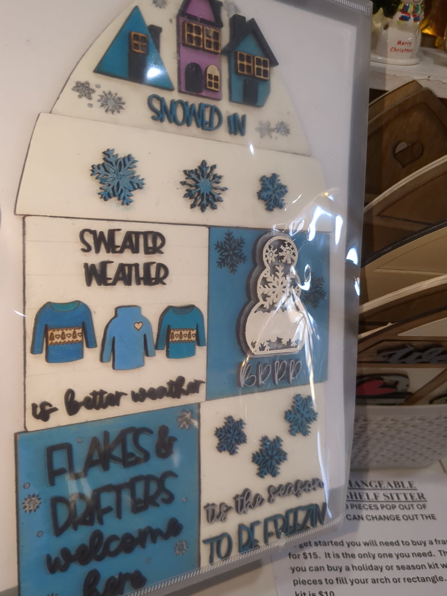 Winter kit for interchangeable arch or rectangle frame.