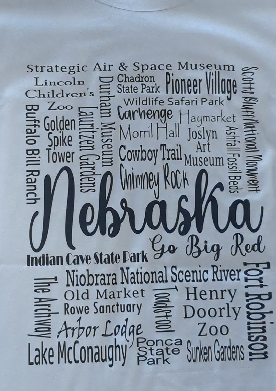 Unisex Nebraska Landmarks T-shirt sandstone