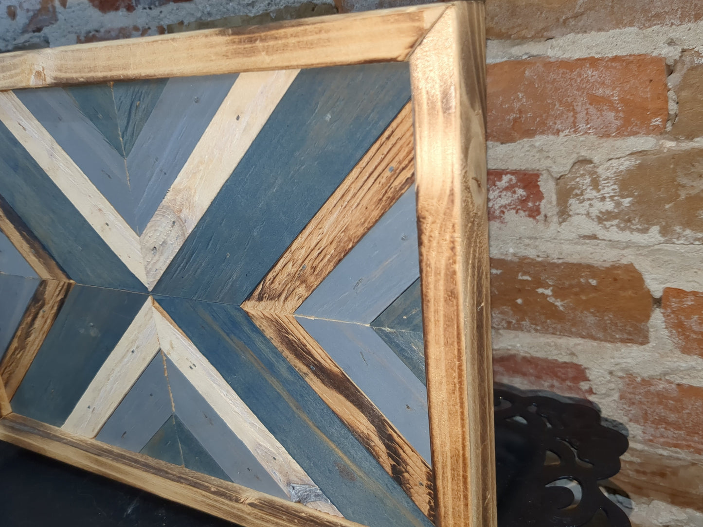 Wall Art #2 made from wood painted stained