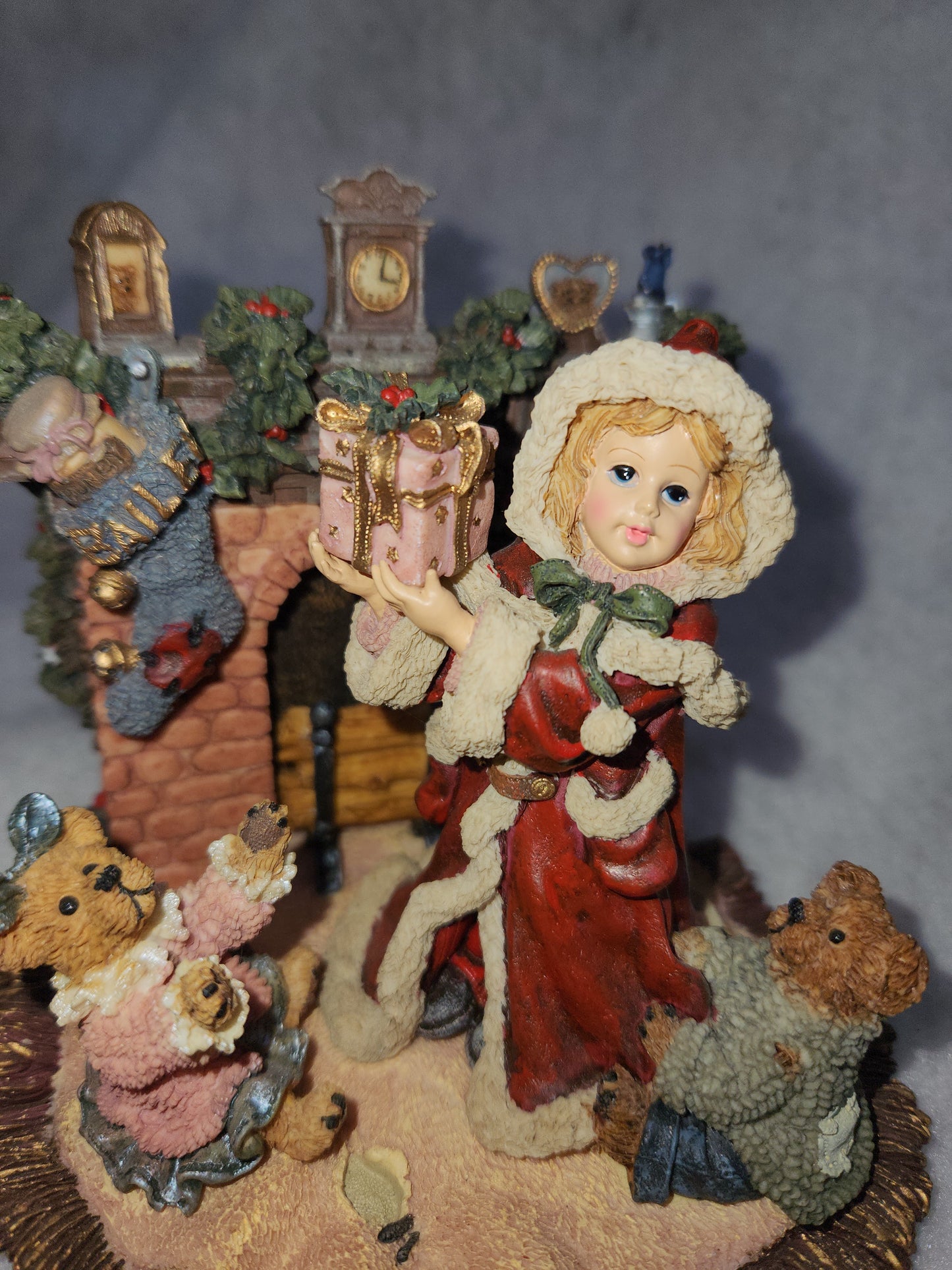 Vintage Boyds Yesterday's Child Celebration Series Sandra Claus Christmas Morning 1998 bbsandra