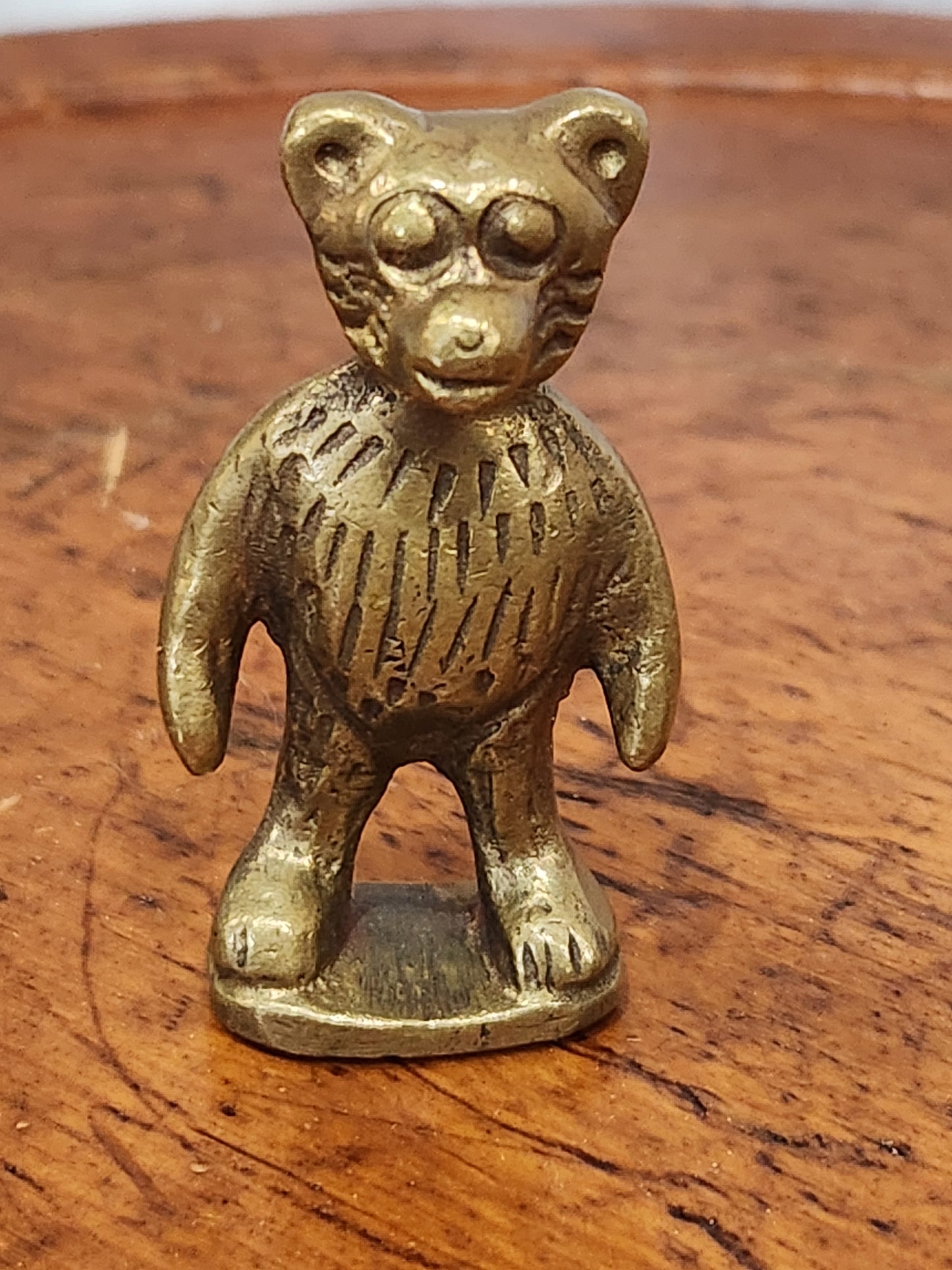 Miniature brass bear br87