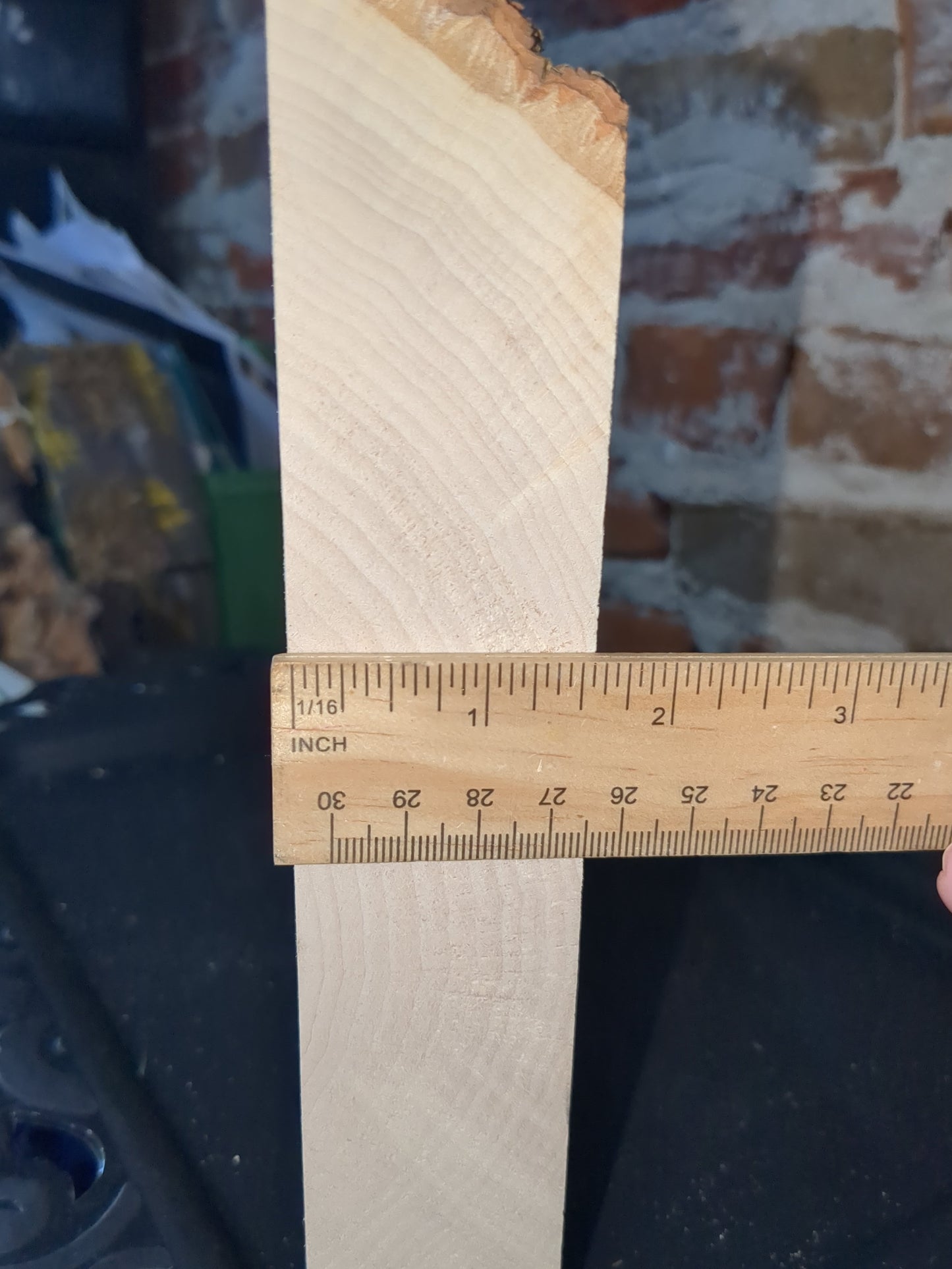 Live edge slab wood worn flag laser engraved ew52