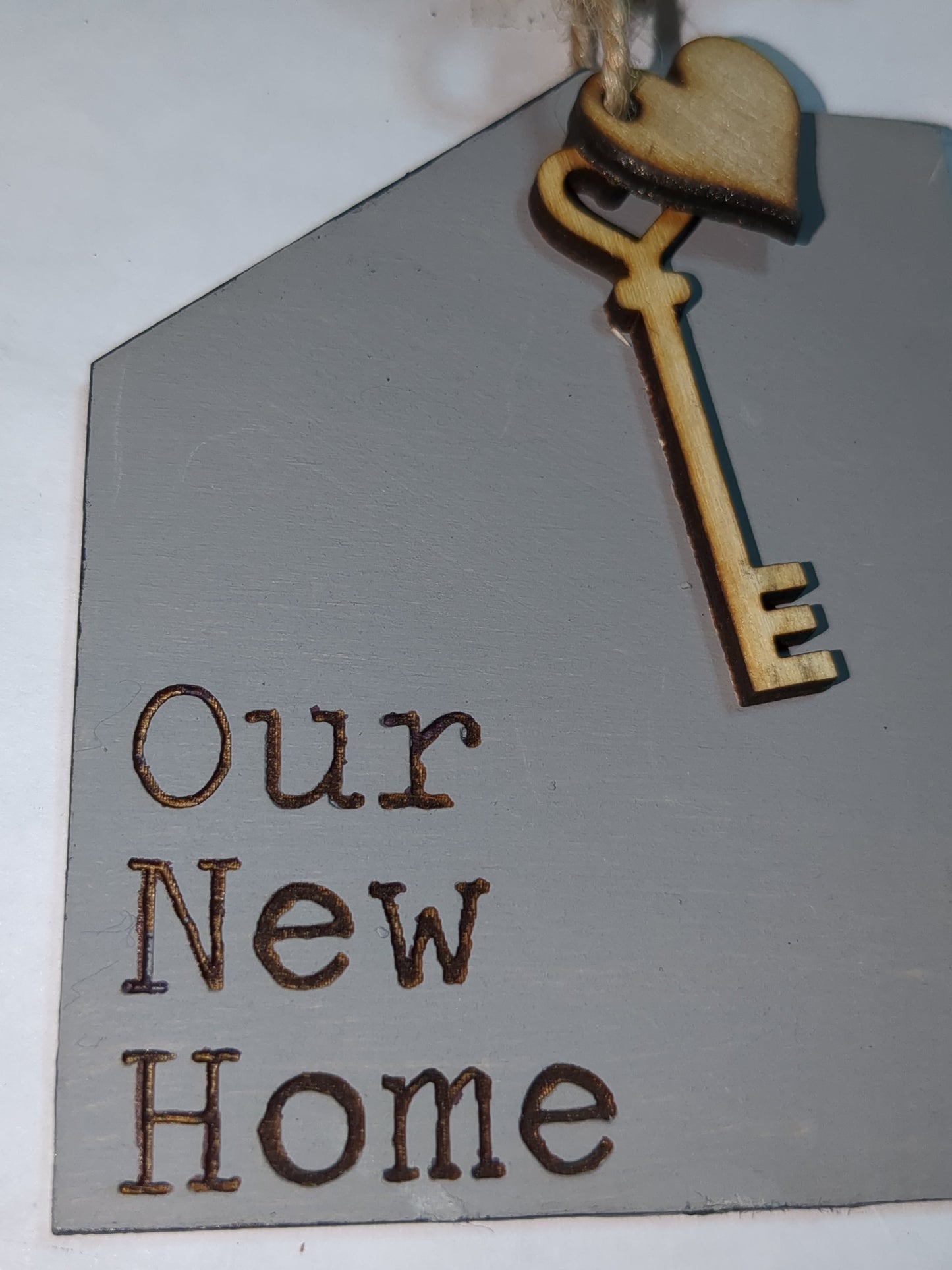 Ornament or car charm Our New Home ho1