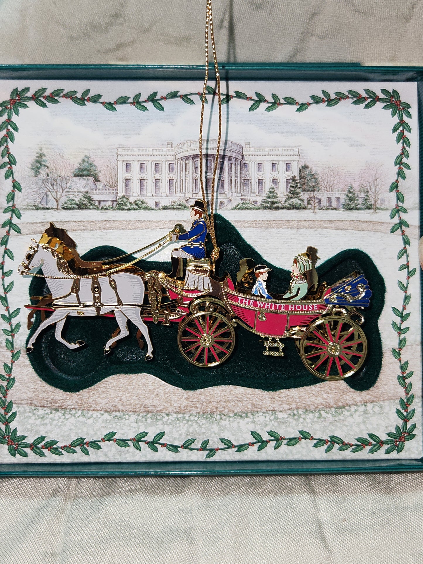 The White House Historical Association Collectible Christmas Ornament 2001 President Andrew Johnson wh2001