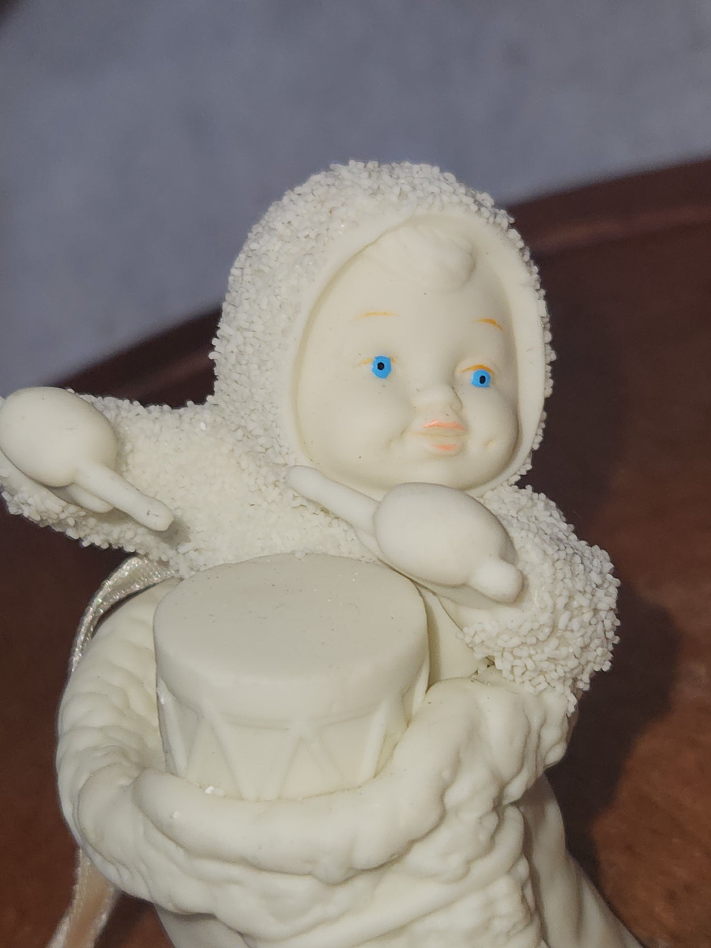 Vintage Snowbabies Department 56 Ornament 5, 6 Drum 1997 NO BOX sb21