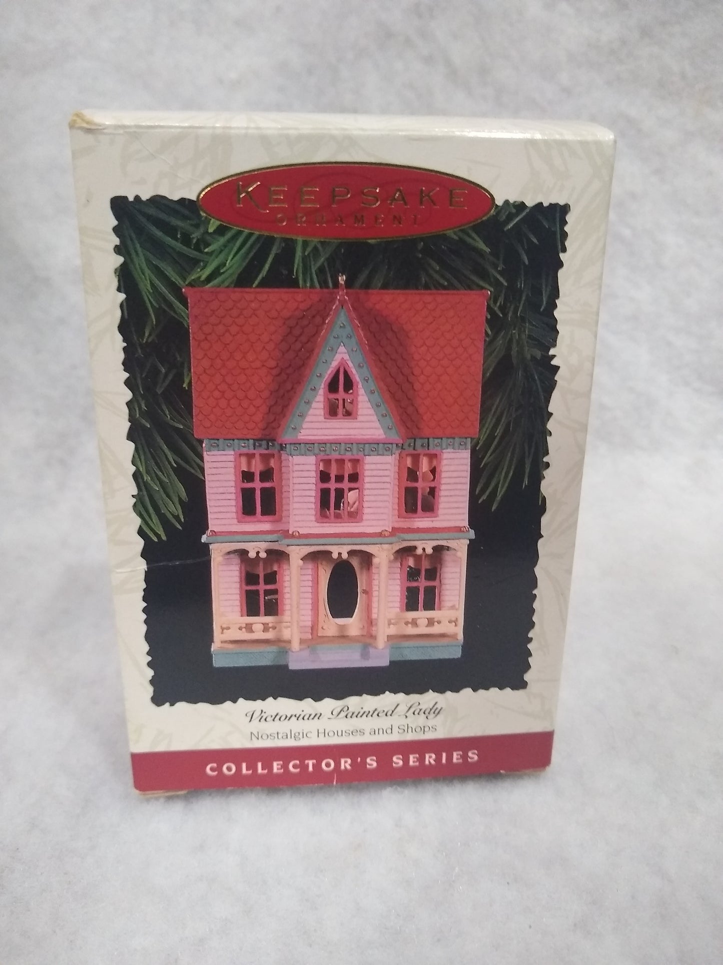 Victorian Painted Lady Ornament Hallmark Nostalgic Houses and shops hh1996