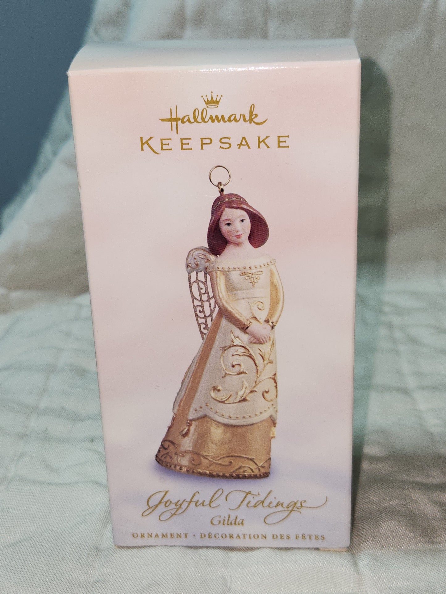 Hallmark Keepsake Christmas Ornament 2005 Joyful Tidings Gilda Angel gold hoa5