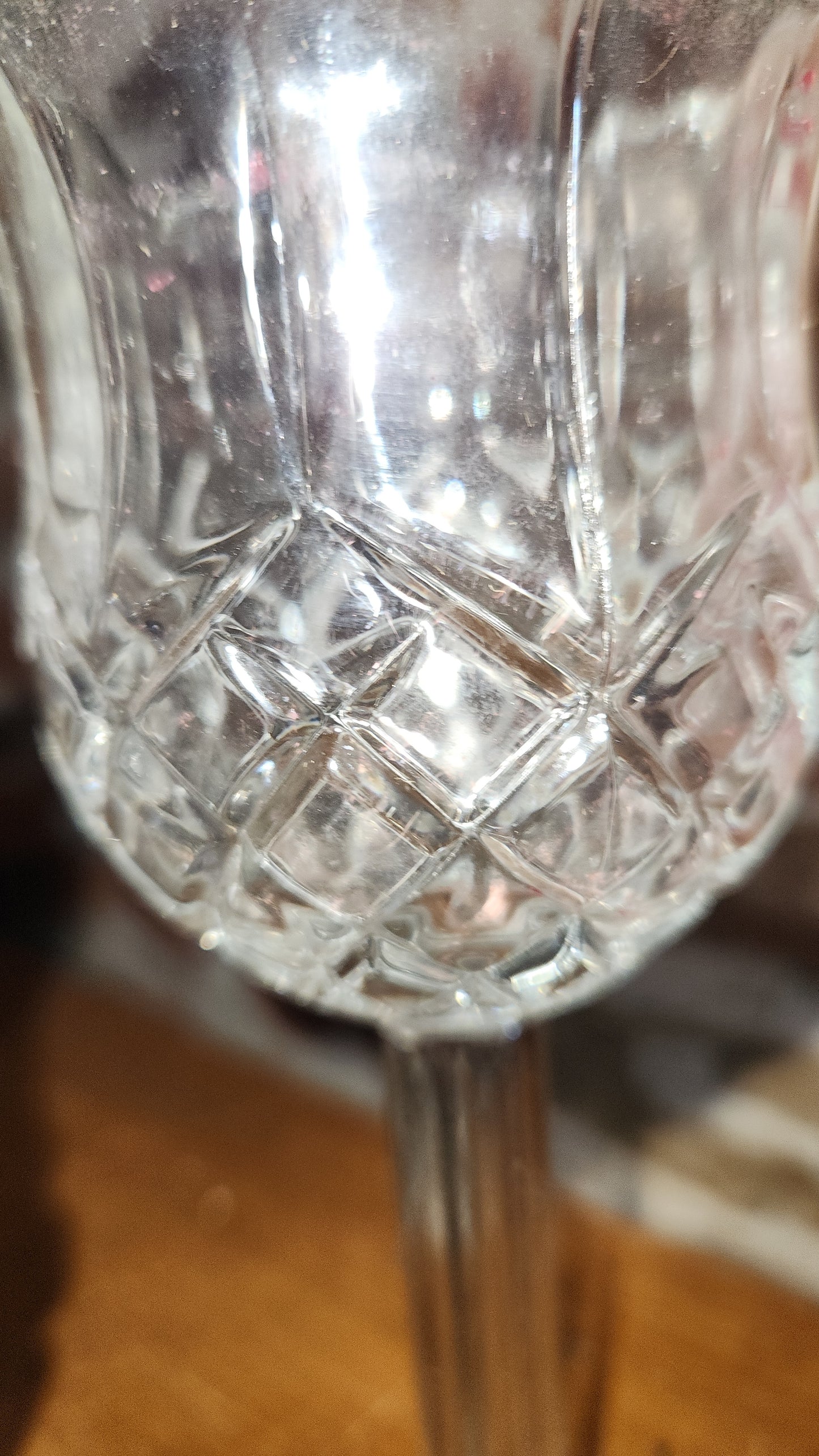 Vintage Home Interior Gifts set of 3 cut glass candleholders hi5