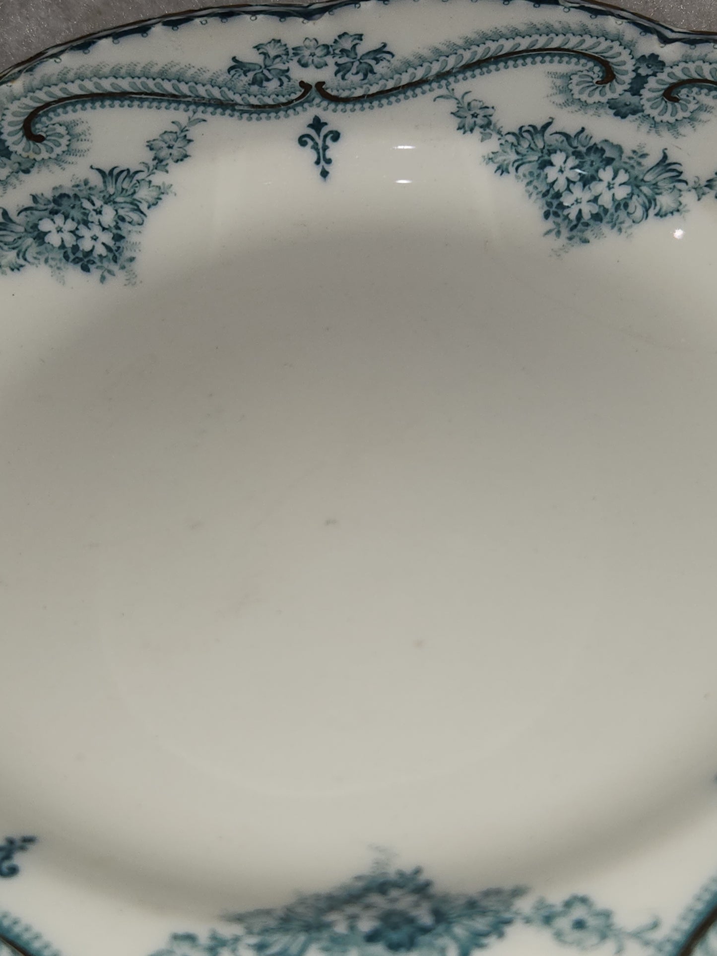 Johnson Brothers China Regis teal blue Dinner Plate 9 3/4" pl65