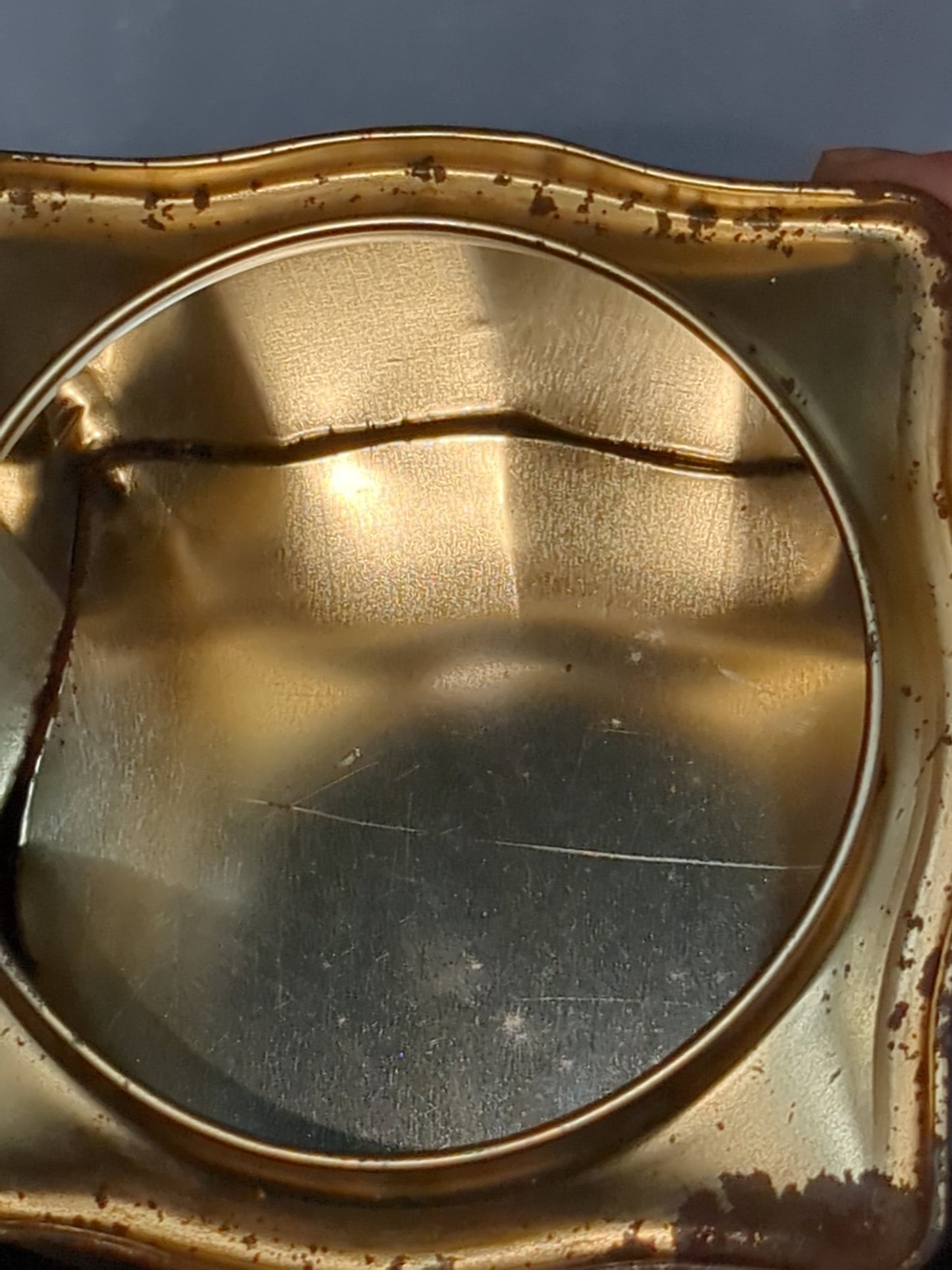 Vintage Bristol Ware Clark's Trade O.N.T. Spool Cotton Tin tin995