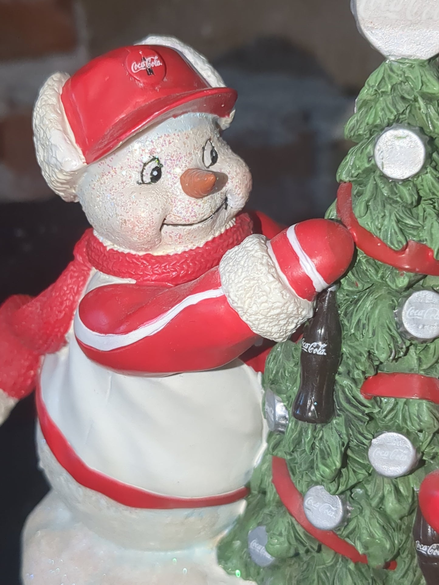 Coca-Cola Christmas is Merrier with Coke Snowman Figurine from Hamilton Collection cc295