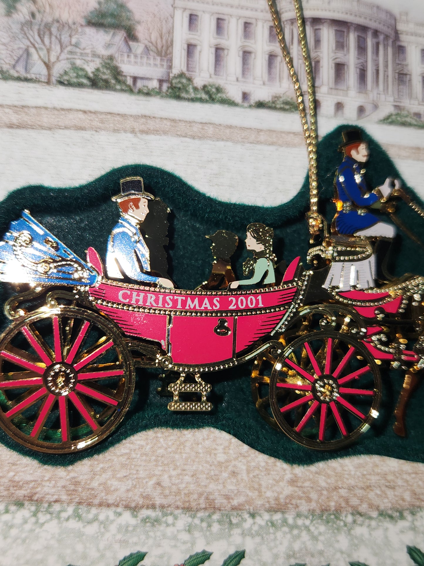 The White House Historical Association Collectible Christmas Ornament 2001 President Andrew Johnson wh2001