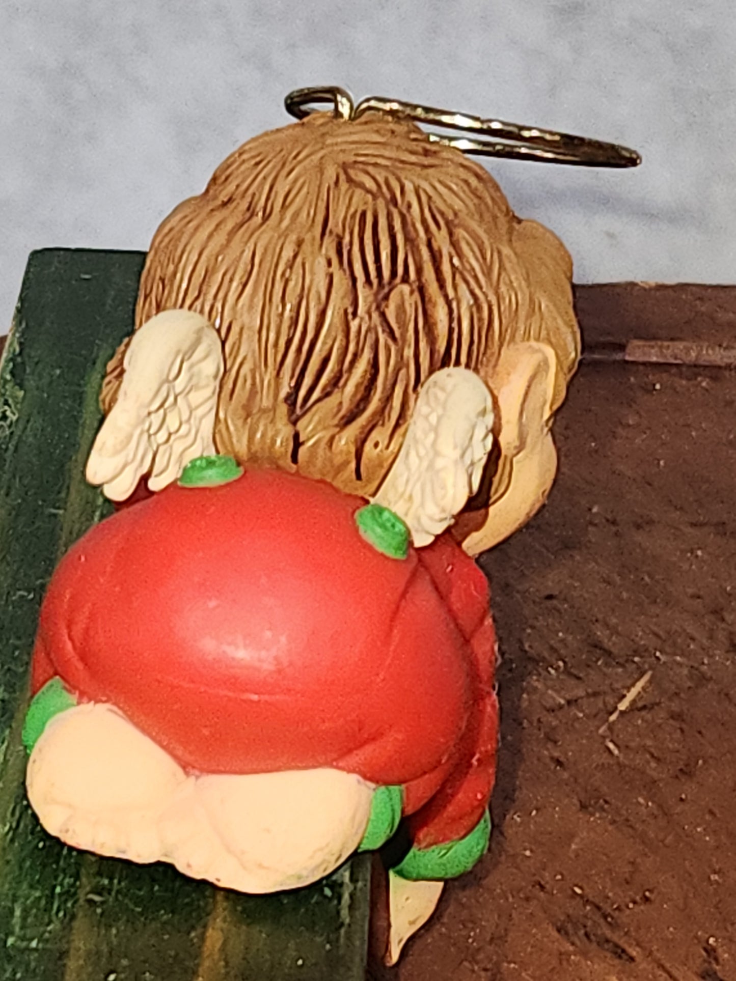 Vintage 1984 Hallmark Stocking Hanger Angel sh87
