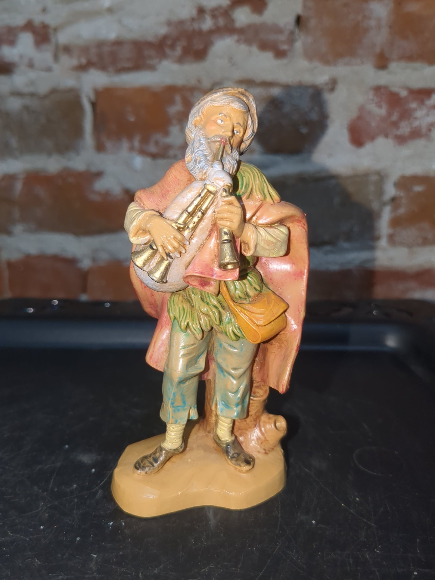 Vintage Fontanini 5" centennial collection nativity made in Italy Jesus Mary Joseph, wise men, camel, goat, sheep, Angel, John, Josiah, Naamah, stable fn79