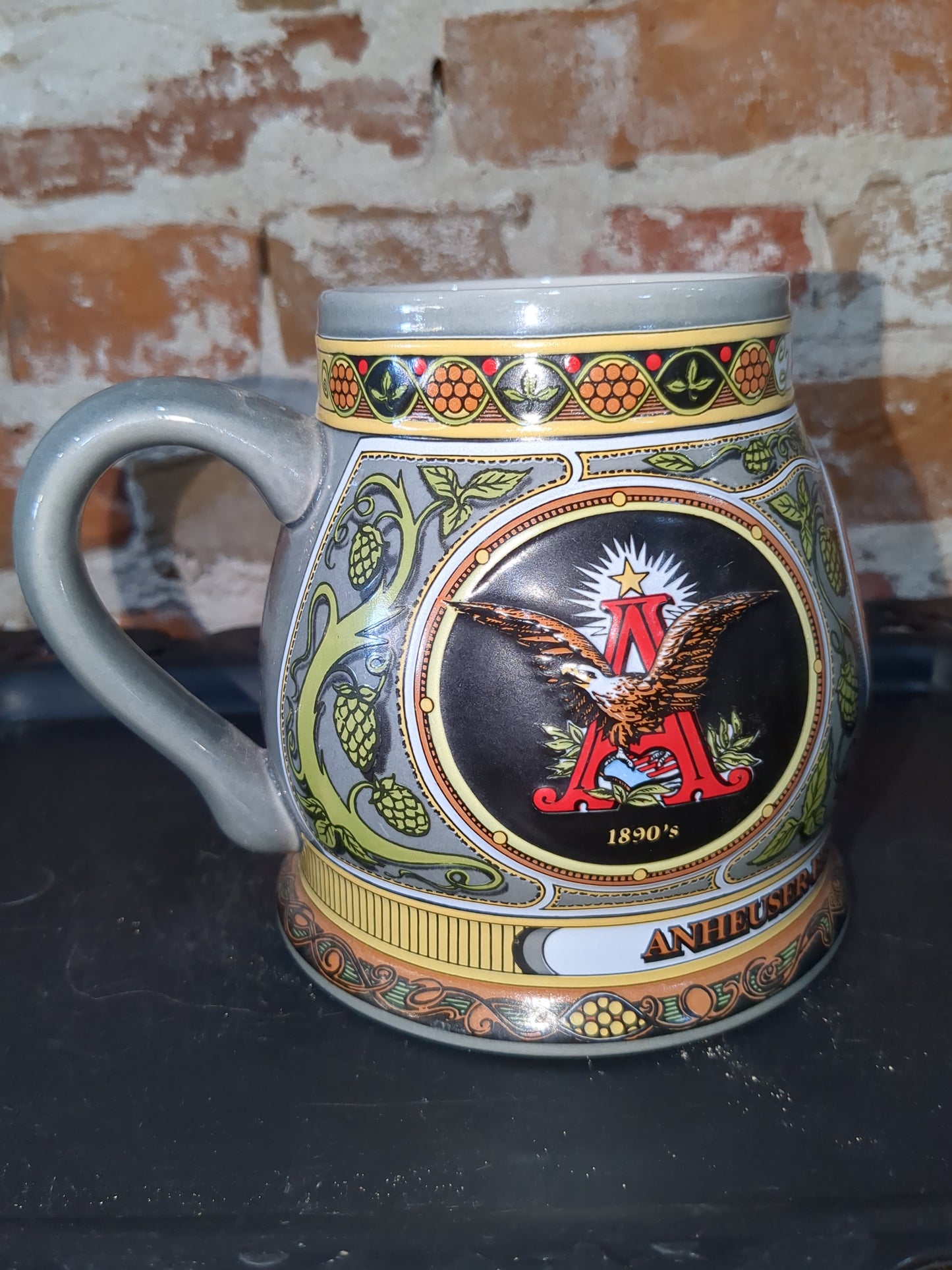 Budweiser Mug A& E 1890 Edition 2nd in series 1993 sage