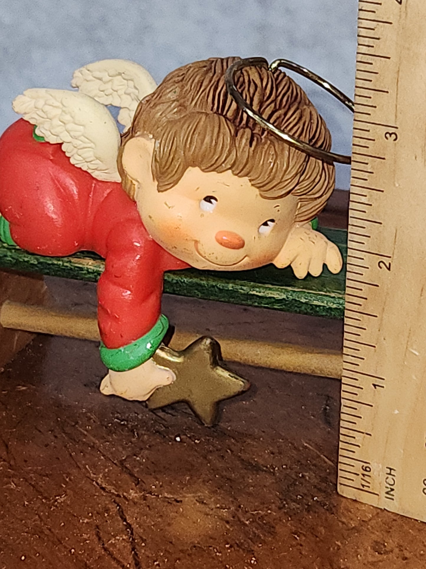 Vintage 1984 Hallmark Stocking Hanger Angel sh87
