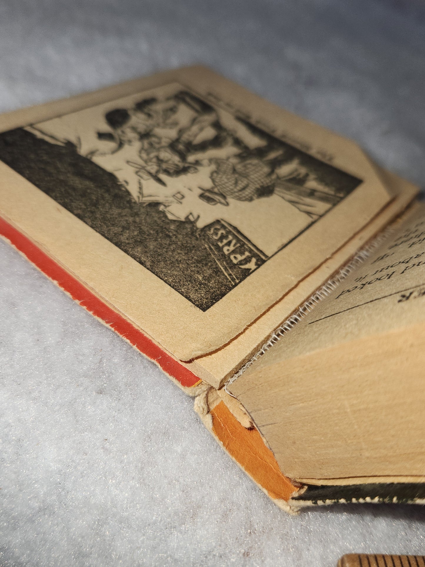 Vintage Big Little Book Better Little Book Red Ryder and the Outlaw of Painted Valley missing pages for decor