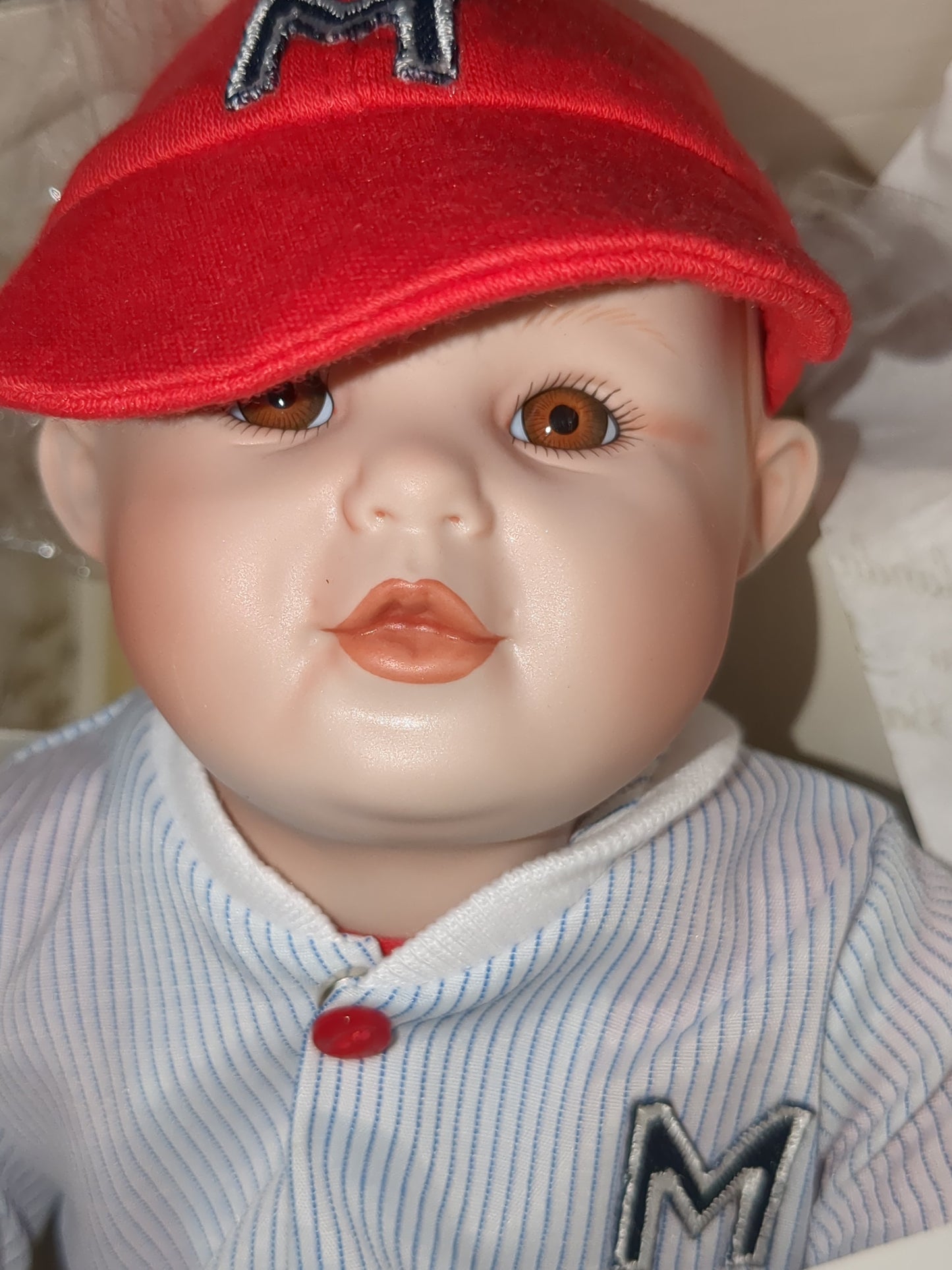 Edwin M. Knowles Yolanda's Picture Perfect Babies Michael new In Box life-like realistic real baby doll