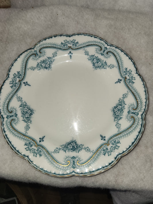 Johnson Brothers China Regis teal blue Dinner Plate 9 3/4" pl65