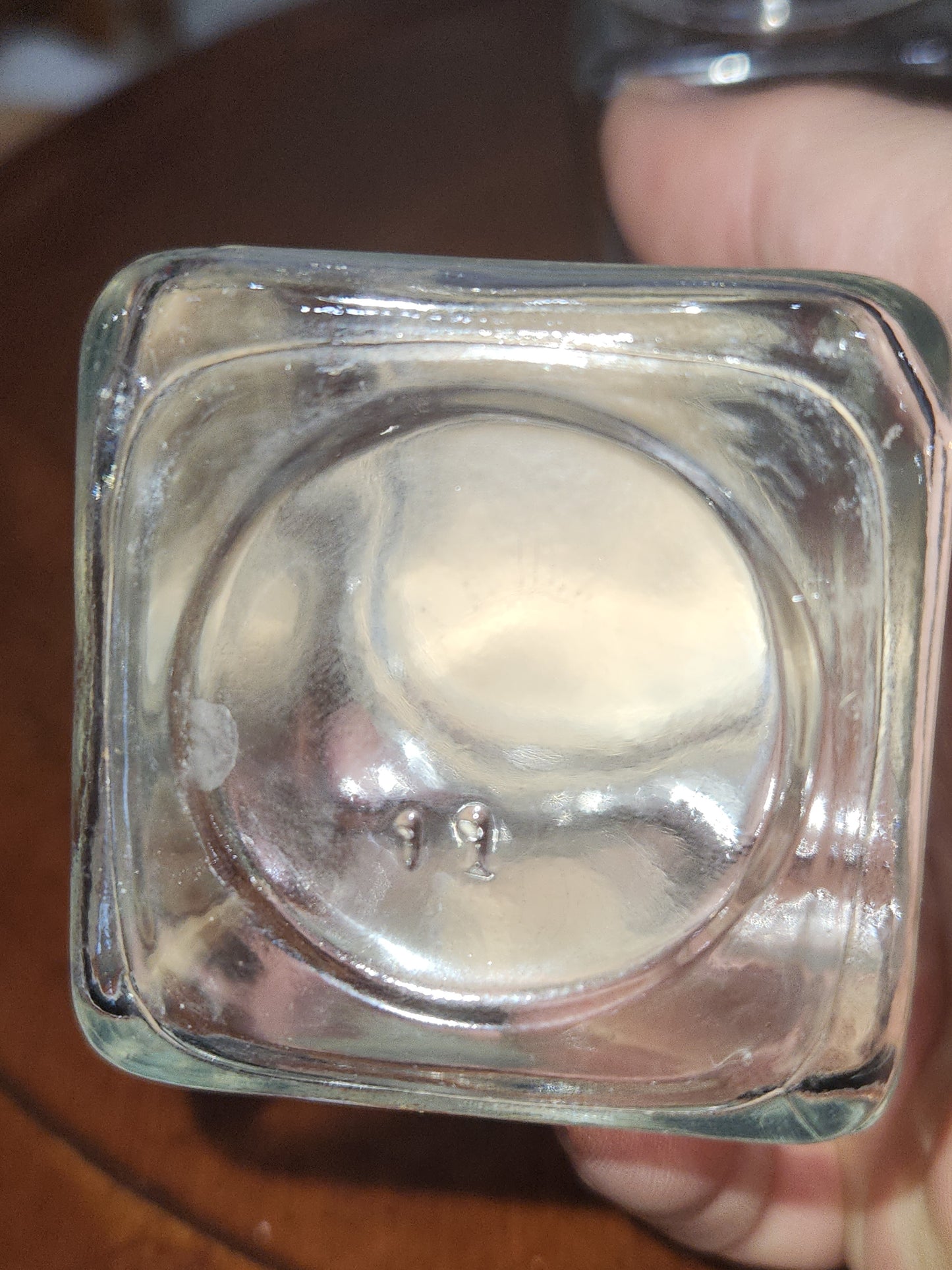 Vintage Squibb #2 set of 3 square glass jar with plastic screw on. cap nylon sp88