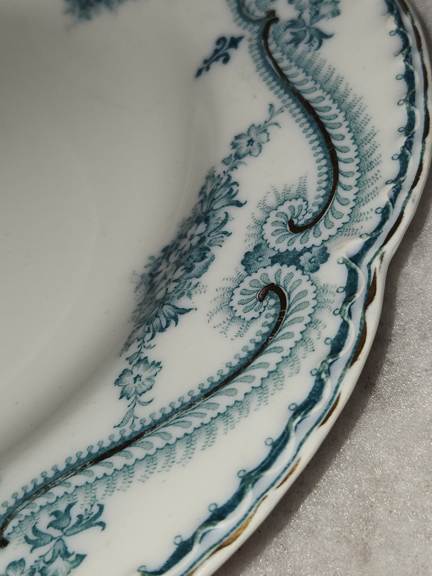 Johnson Brothers China Regis teal blue Dinner Plate 9 3/4" pl65