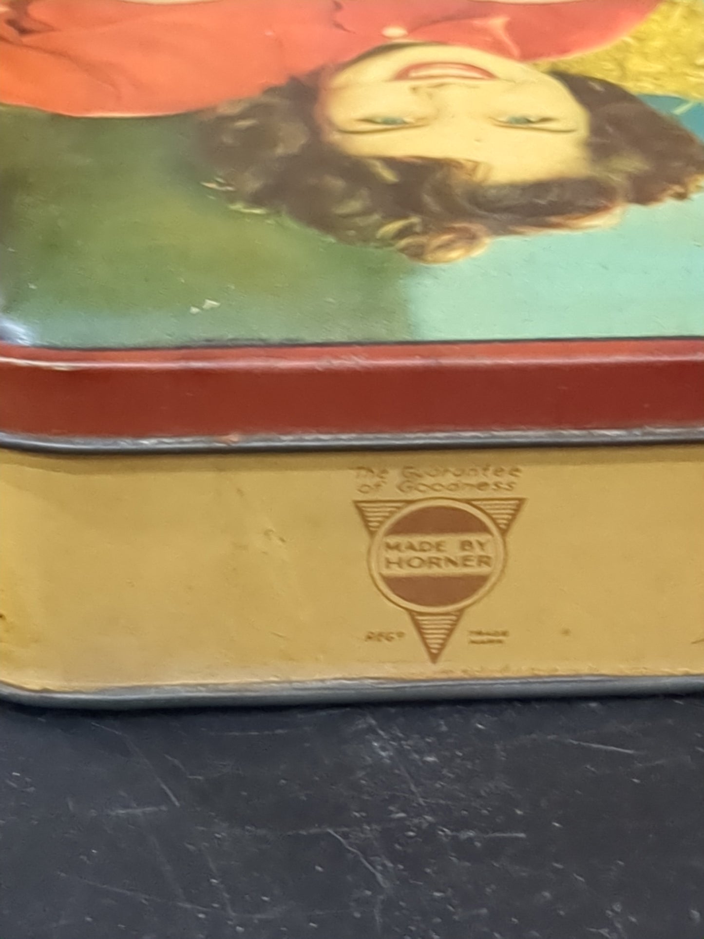 Vintage George W Horner Dainty Dinah Chocolate Devon Sweets tin tin978
