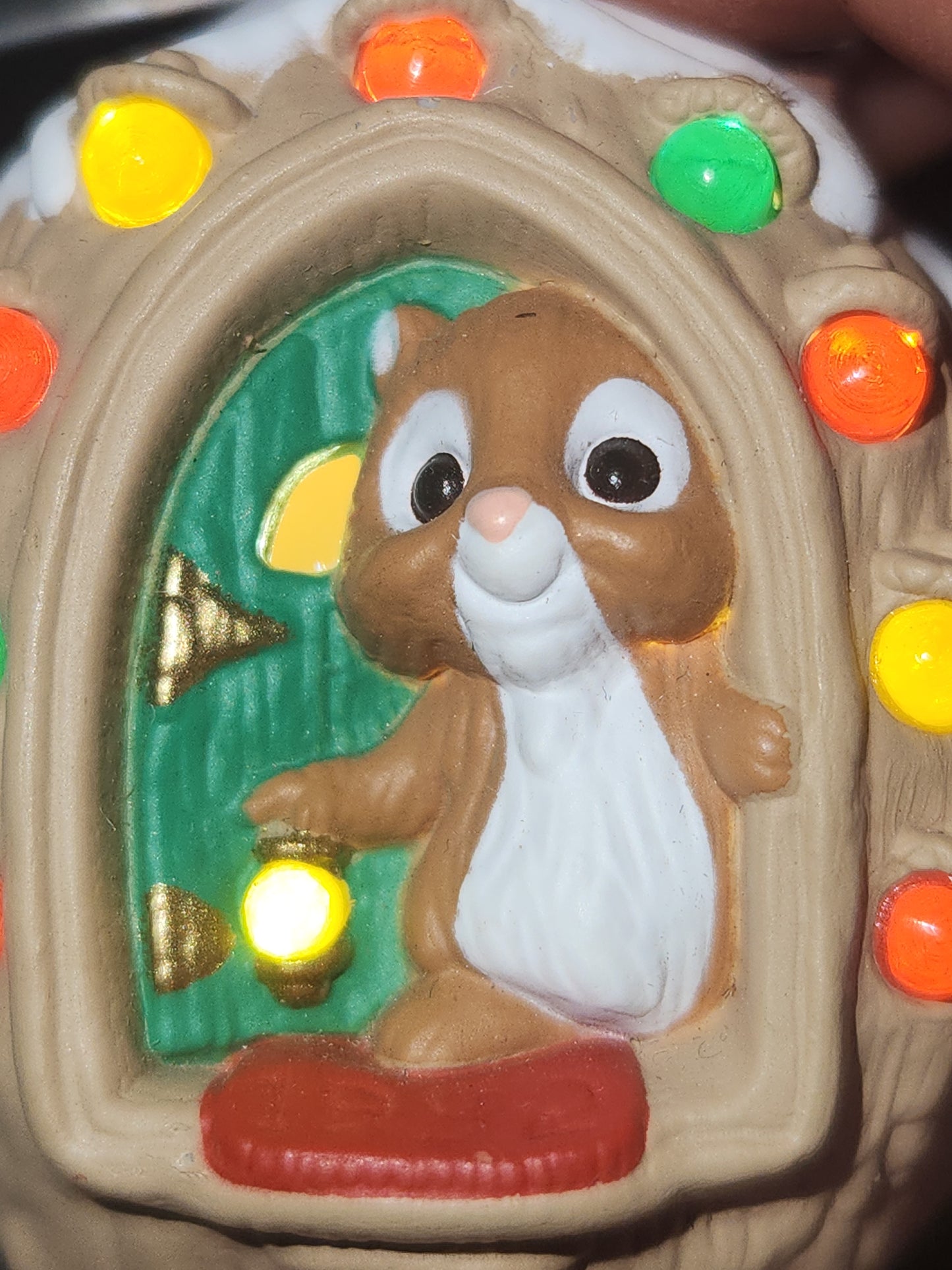 Vintage Hallmark Keepsake Ornament Magic Light Up Sweet Nut 1992