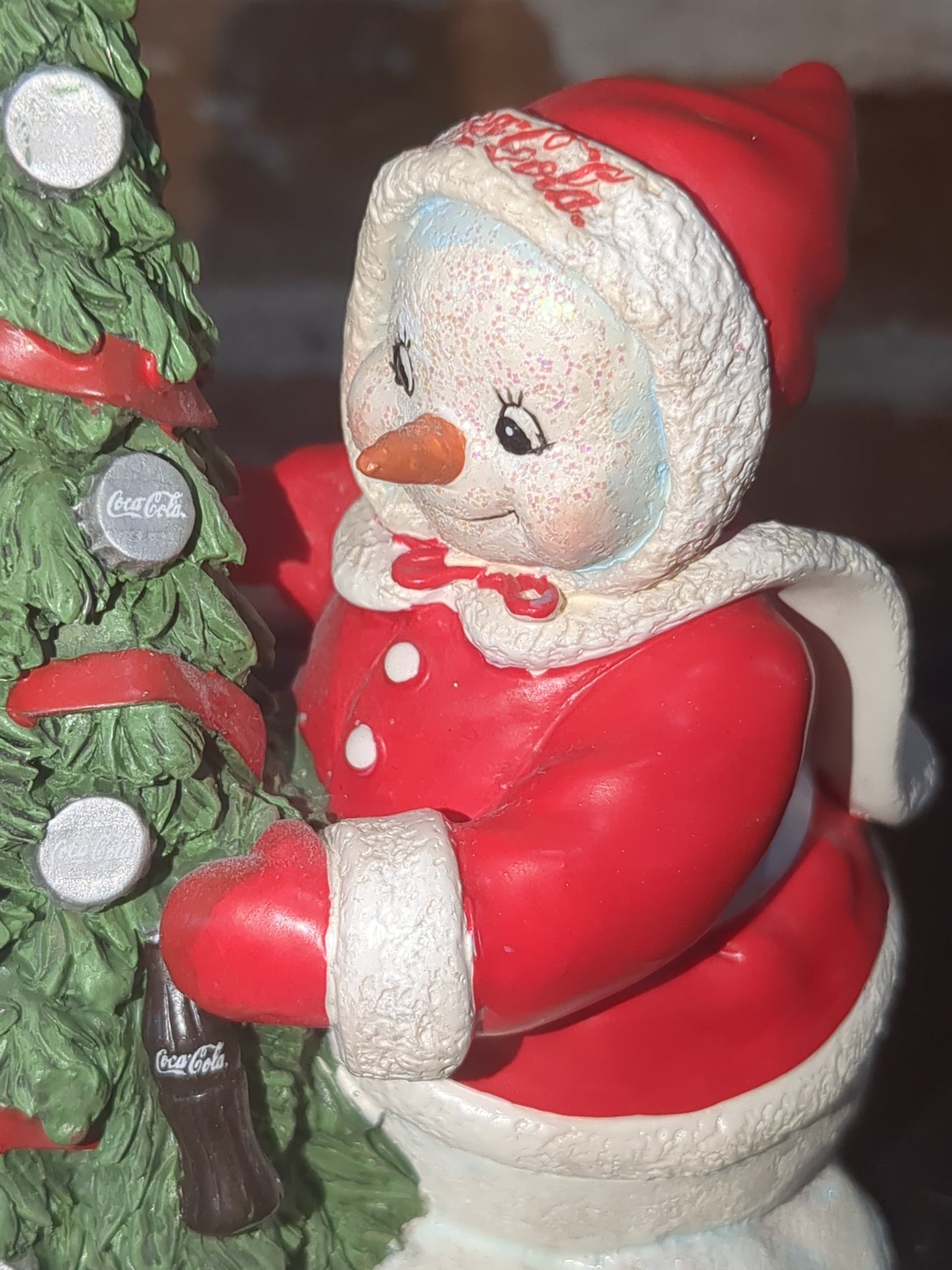 Coca-Cola Christmas is Merrier with Coke Snowman Figurine from Hamilton Collection cc295
