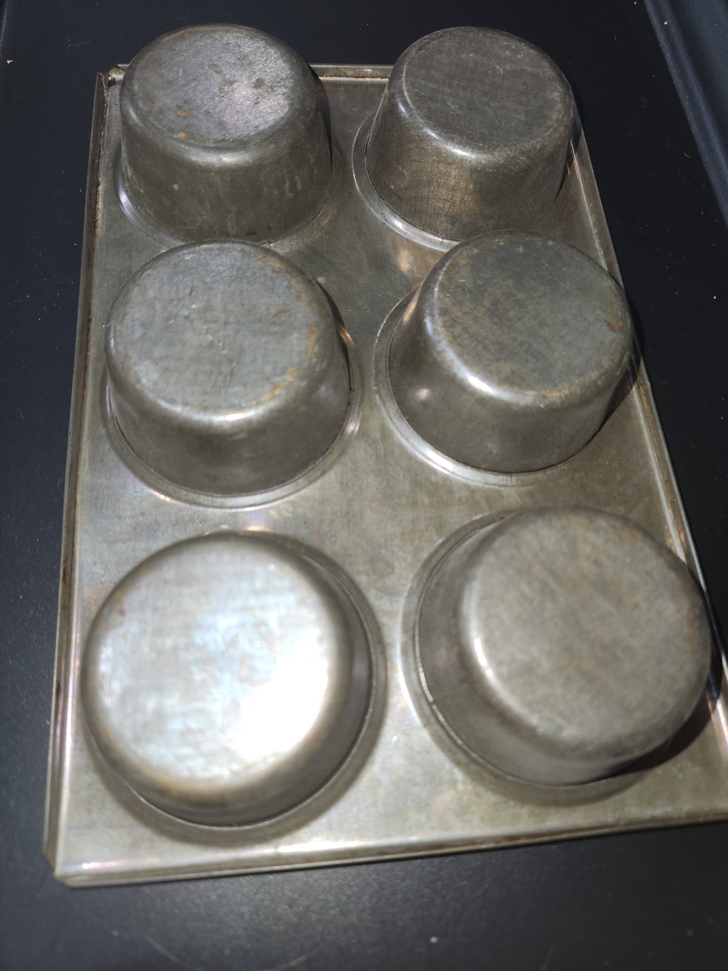 Vintage Miniature 6 muffin pan kit4