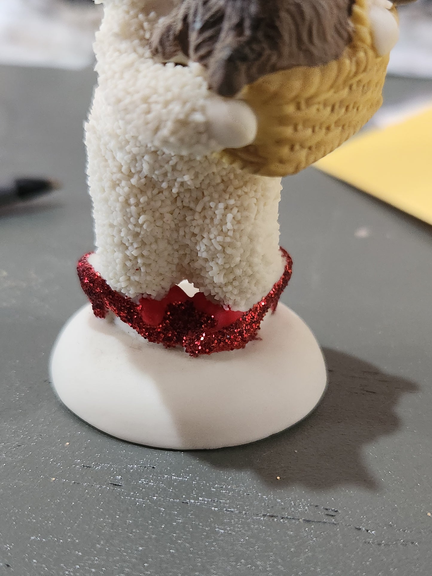 Snowbabies "No Place Like Home" Department 56 Toto Ruby Red Slippers Figurine 2006-2014 retired 808707