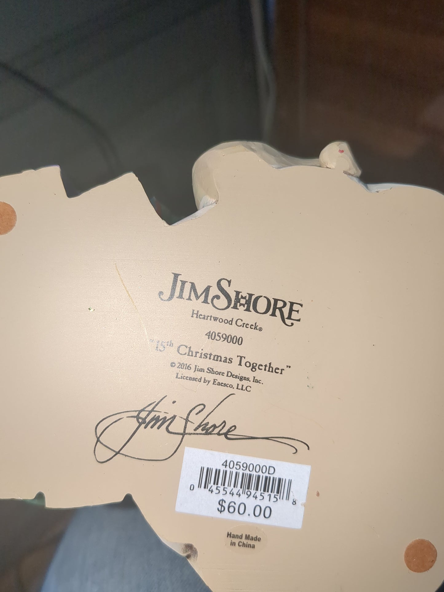 Jim Shore Heartwood Creek 15th Anniversary Santa With Tree Figurine 4059000r