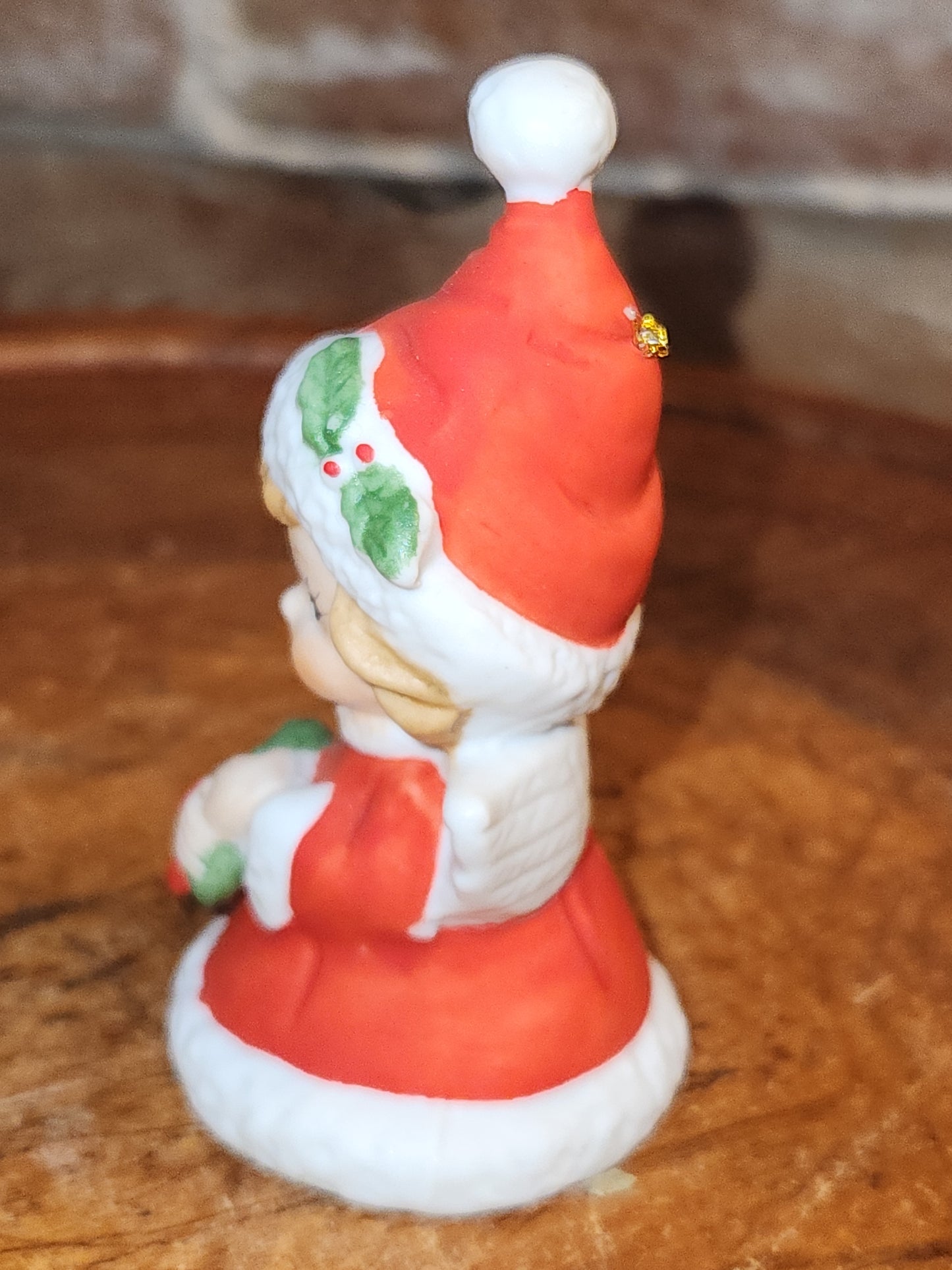 Vintage Lefton Petite Angel Girl Bell Figurines Set of 3. Praying Angel Signed.