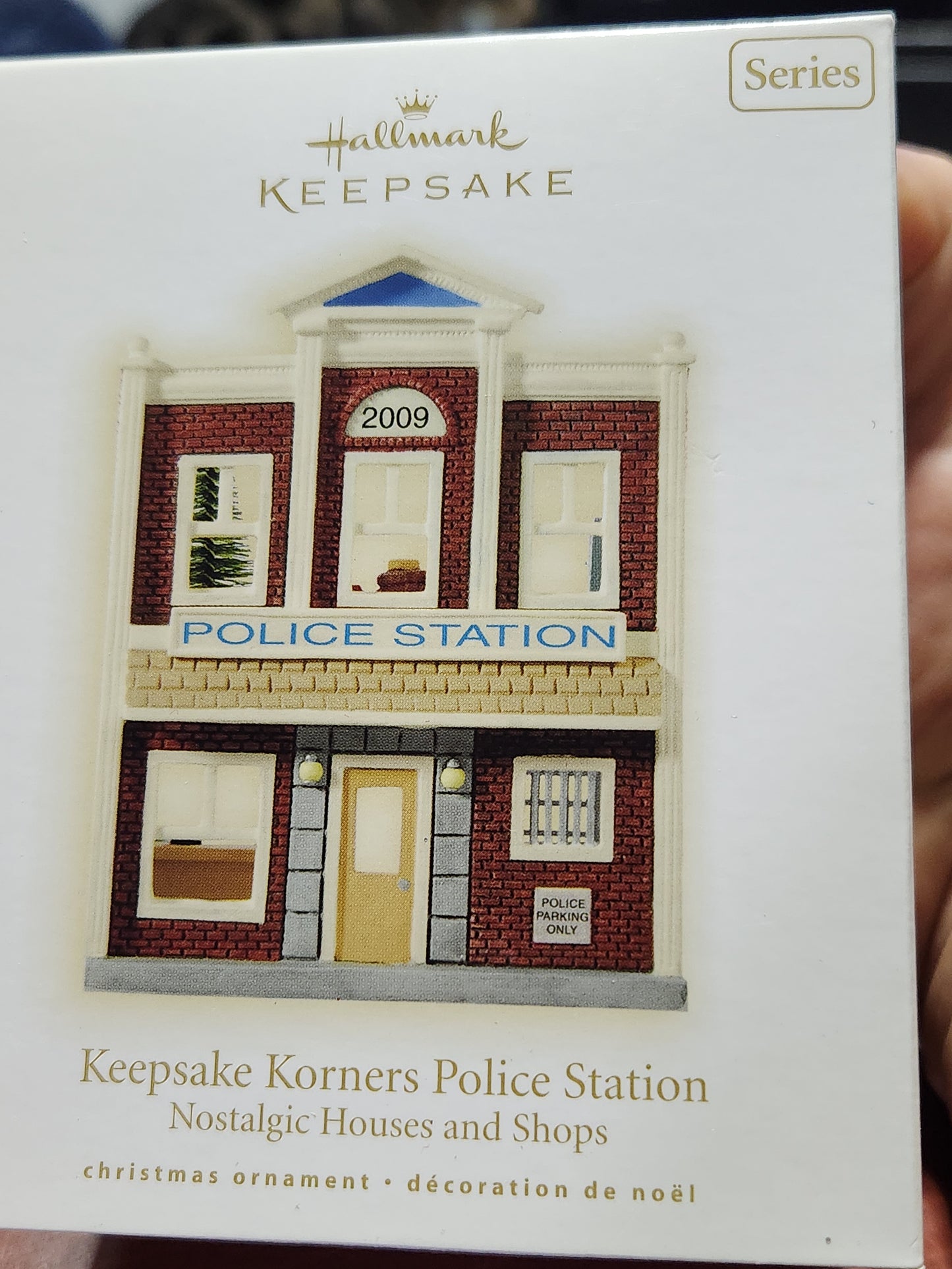 HH2009 keepsake korners Police Station Ornament Hallmark Nostalgic Houses