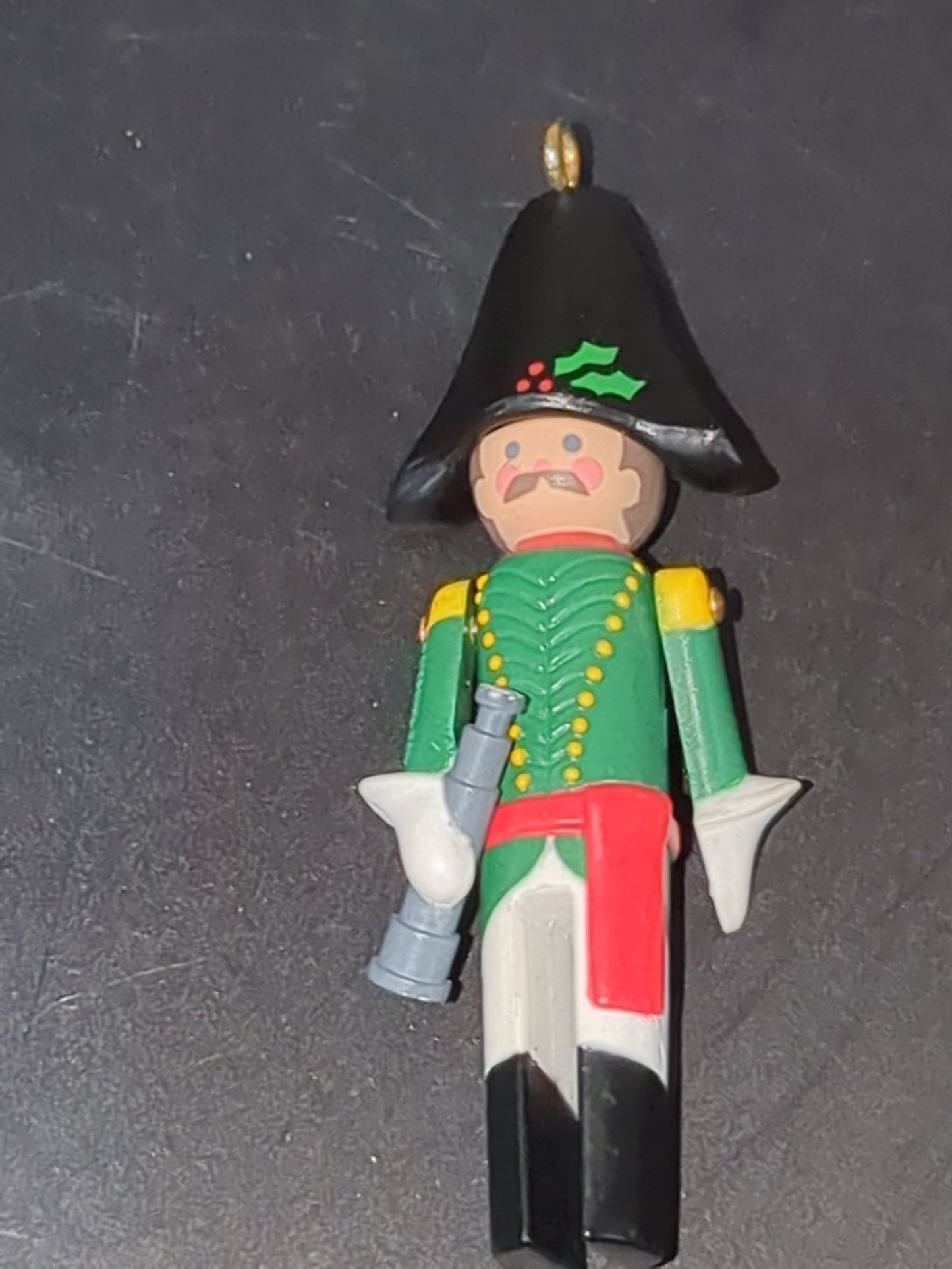 Hallmark Keepsake Ornament 1986 miniature Clothespin Captain ornament 5th in Series hos5