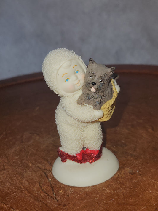 Snowbabies "No Place Like Home"  Department 56 Toto Ruby Red Slippers Figurine 2006-2014 retired NO BOX sbd1