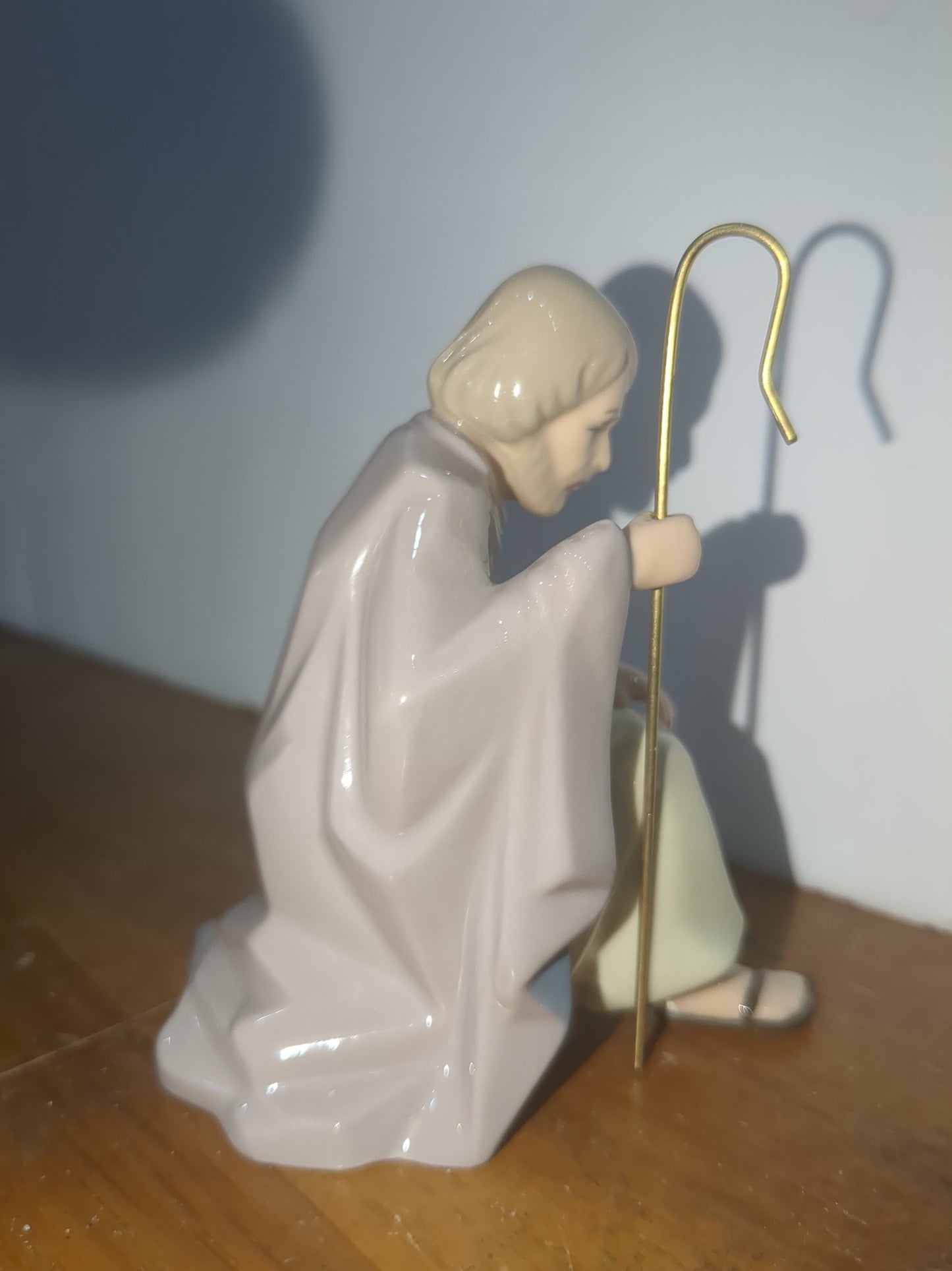Vintage replacement piece for Hallmark ceramic 11 piece nativity set. Joseph