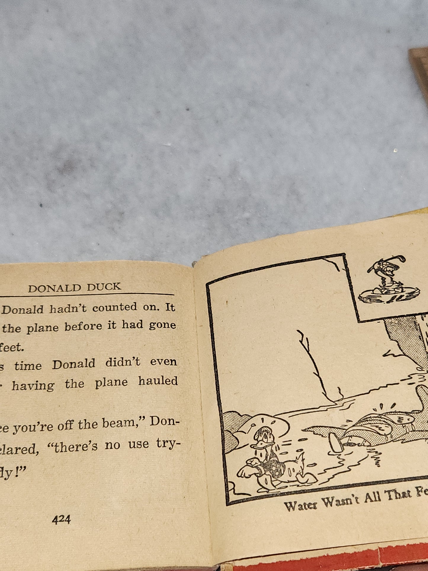 Vintage Big Little Book Better Little Book Donald Duck Off the Beam