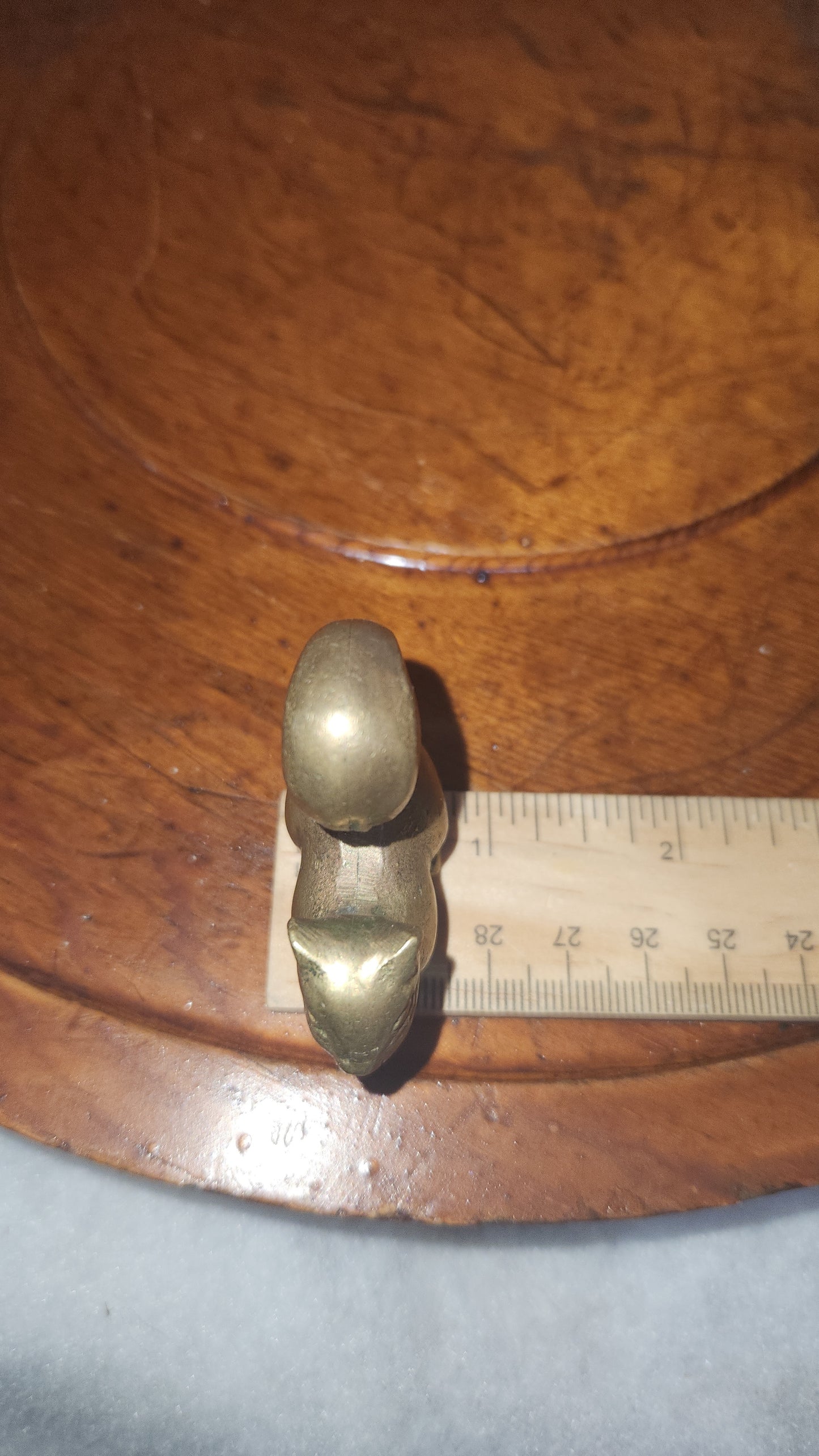 Miniature brass squirrel br90