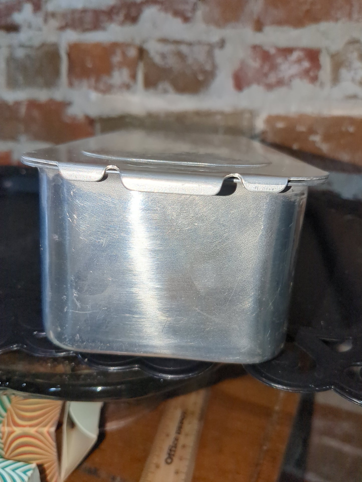 Vintage Mirror aluminum loaf bread cake pan alu118