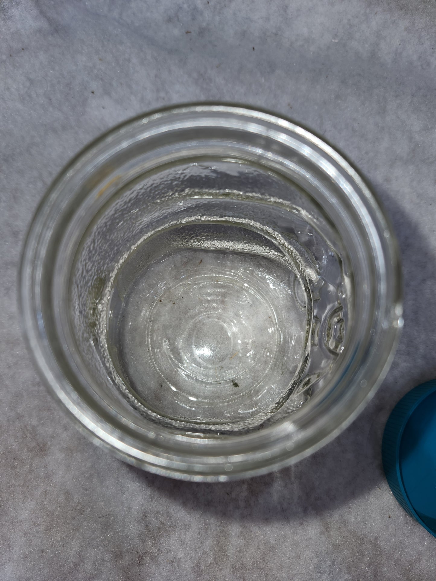 Vintage 1990 Skippy Peanut Butter- Beaver Glass Jar Bank- 100th Anniversary turquoise lid skj1