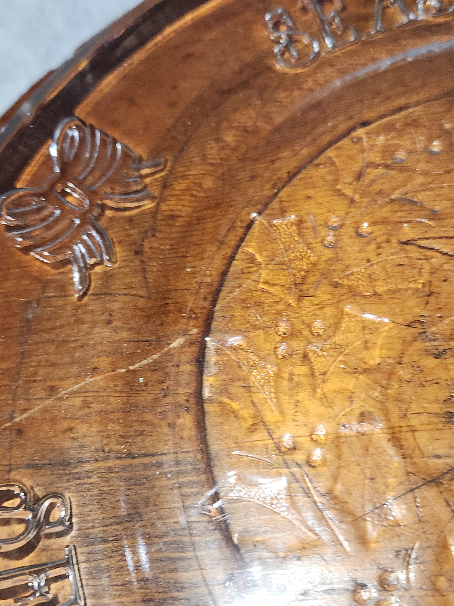 Vintage Anchor Hocking Wreath Platter Design ah7